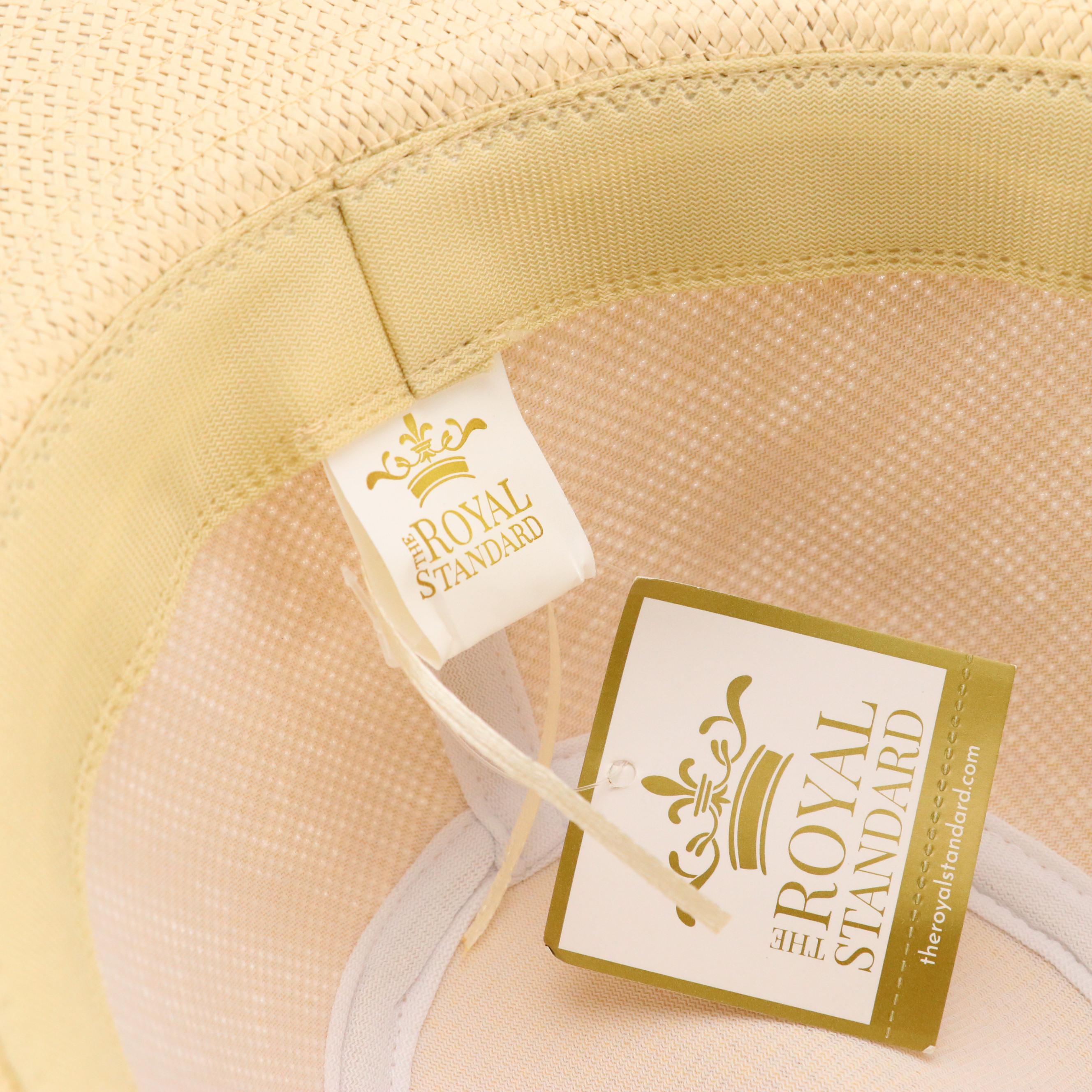 Bigalli & Adora Wool Felt Hats, The Royal Standard Panama Hat with Leopard Band