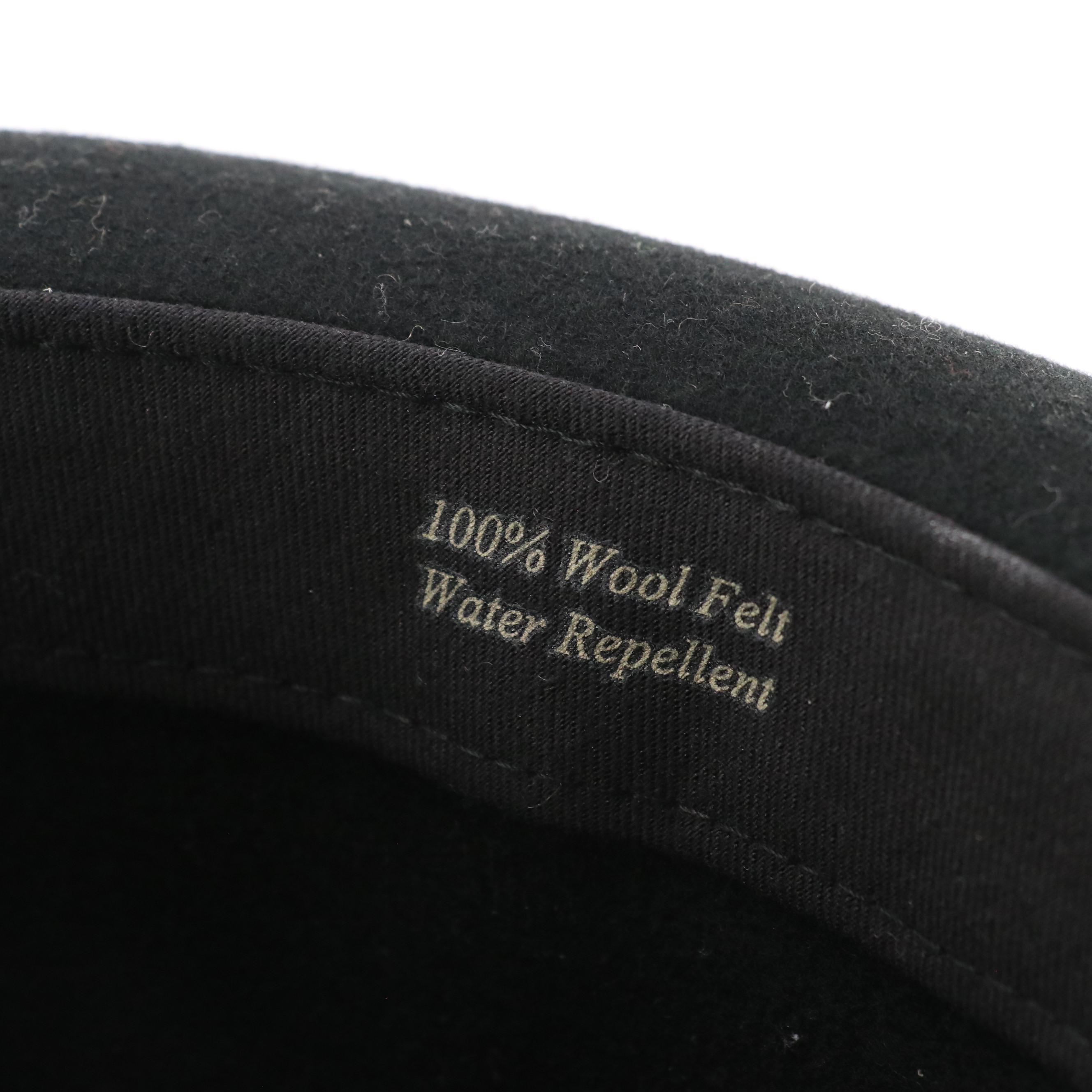 Bigalli & Adora Wool Felt Hats, The Royal Standard Panama Hat with Leopard Band