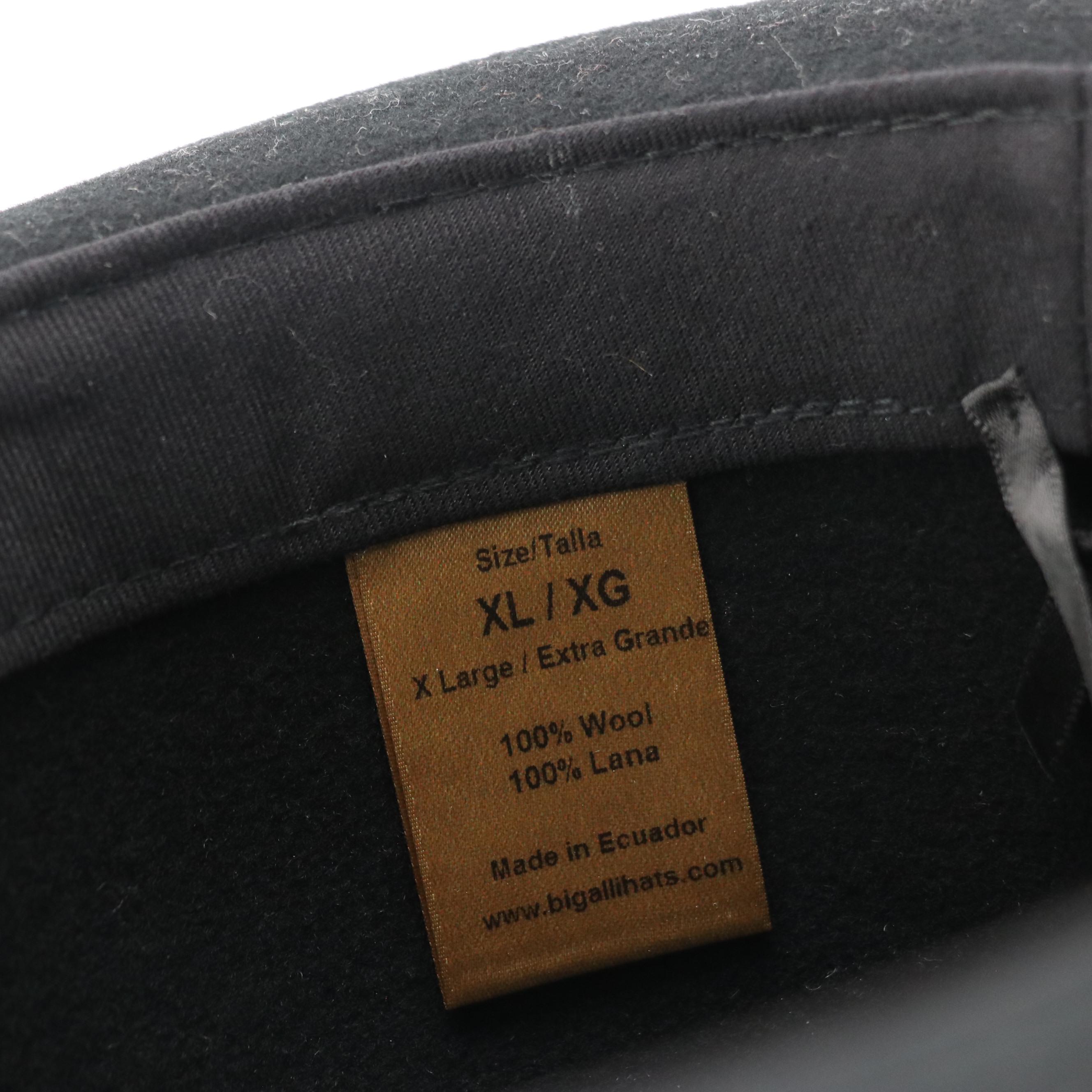 Bigalli & Adora Wool Felt Hats, The Royal Standard Panama Hat with Leopard Band