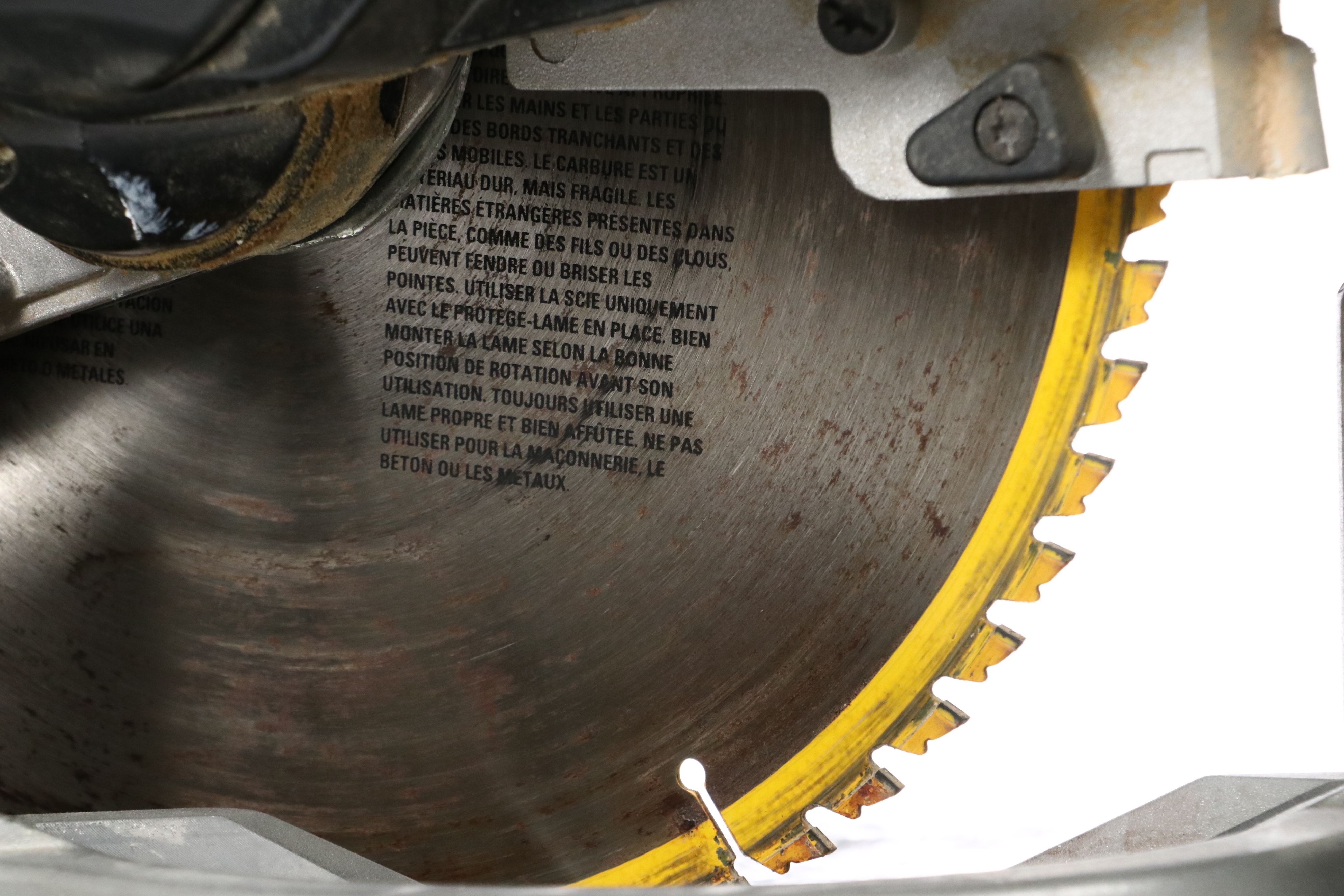 DeWalt Compound Miter Saw with Crown Stops