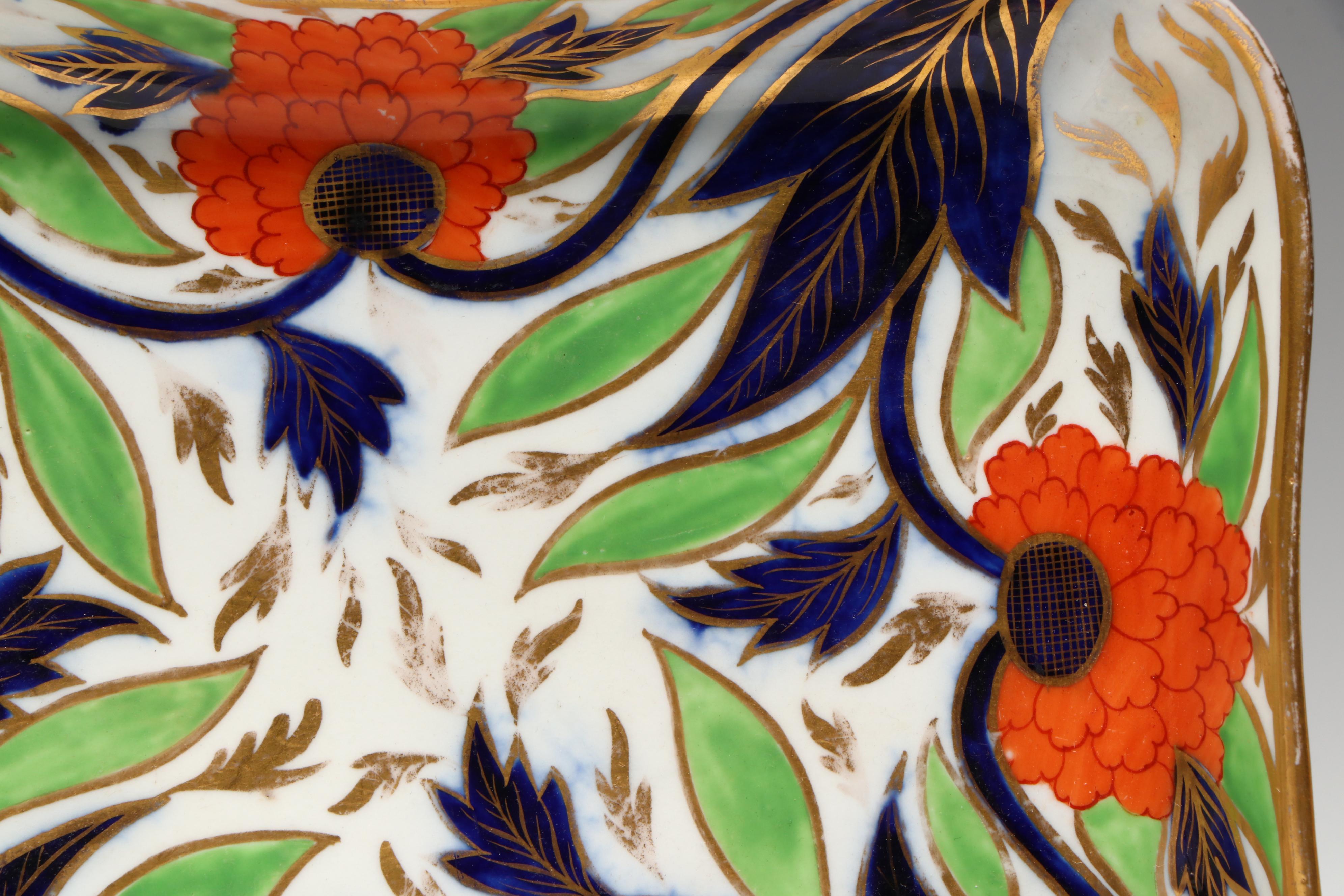 Imari Ware Bowl and Square Dish