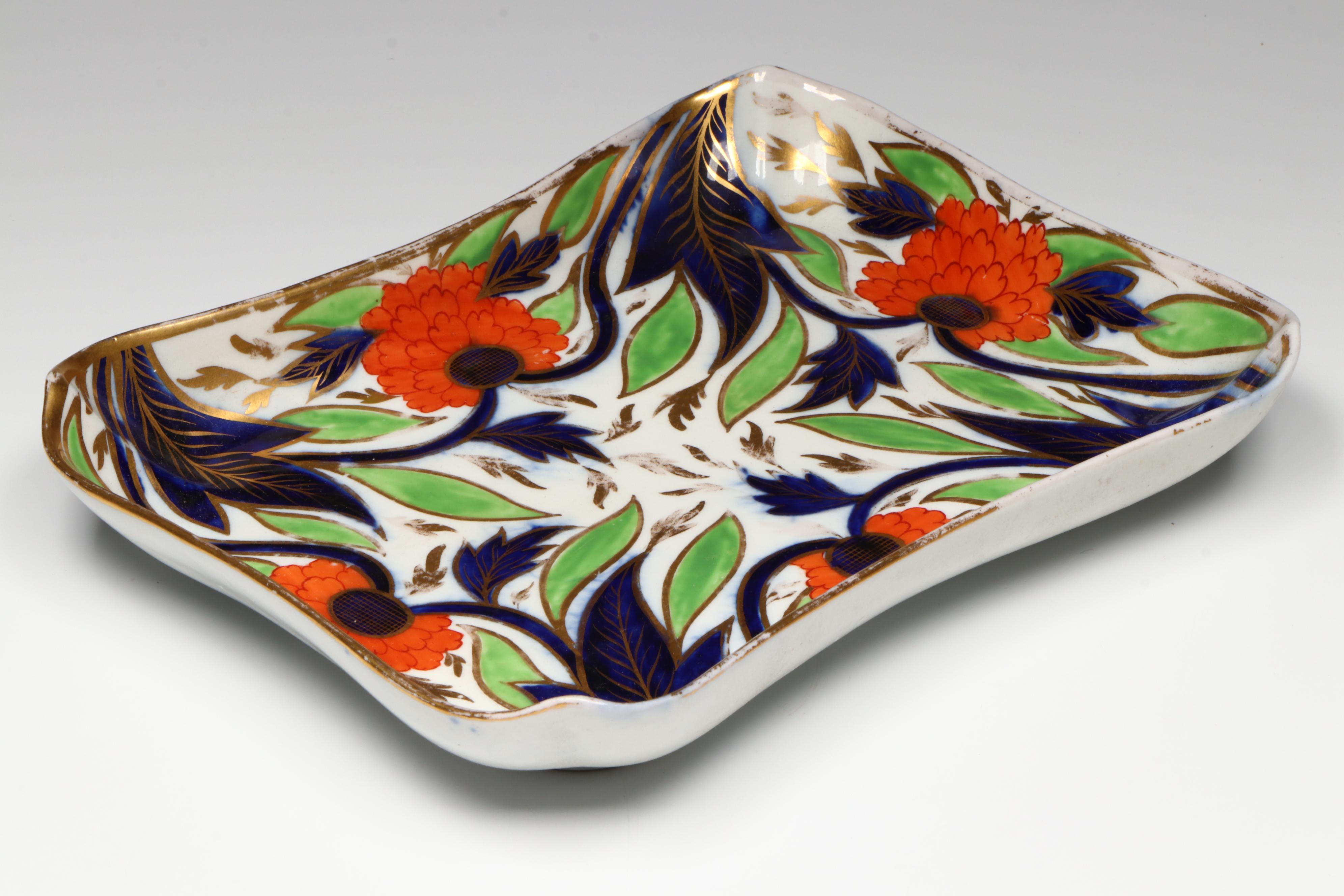 Imari Ware Bowl and Square Dish