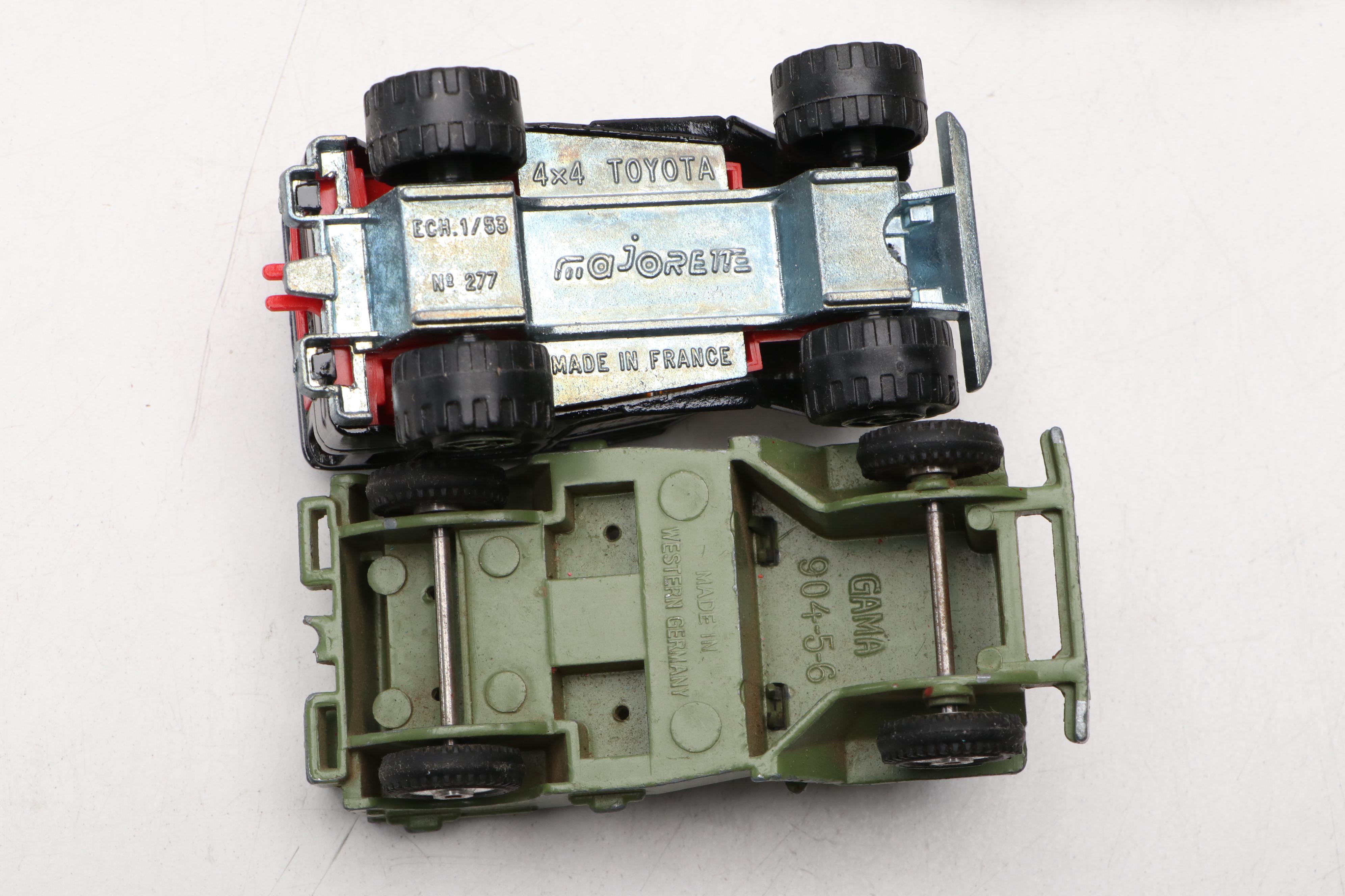 Vintage Diecast Toy Jeeps, 1980s