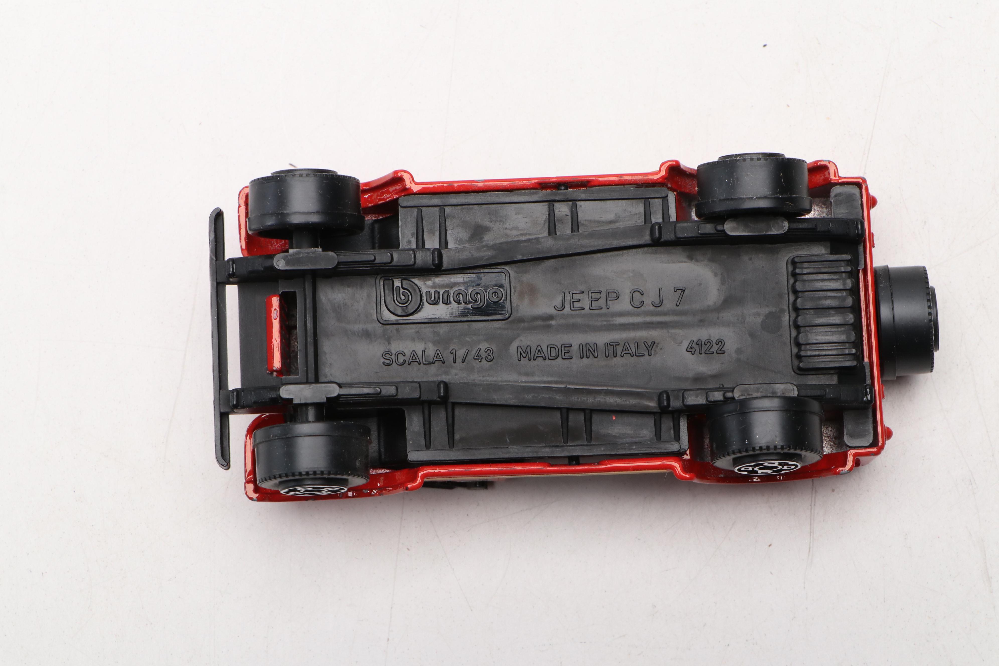 Vintage Diecast Toy Jeeps, 1980s