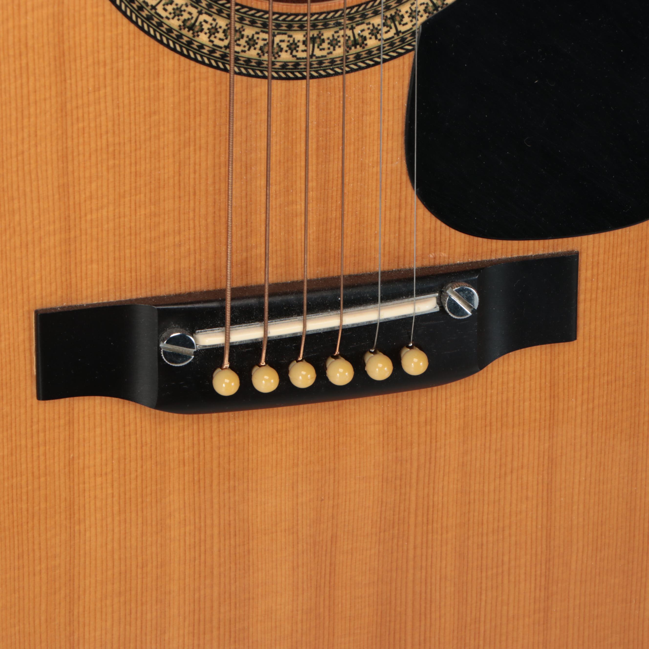 Alvarez Spruce Top Acoustic Guitar with Tolex Hard Case