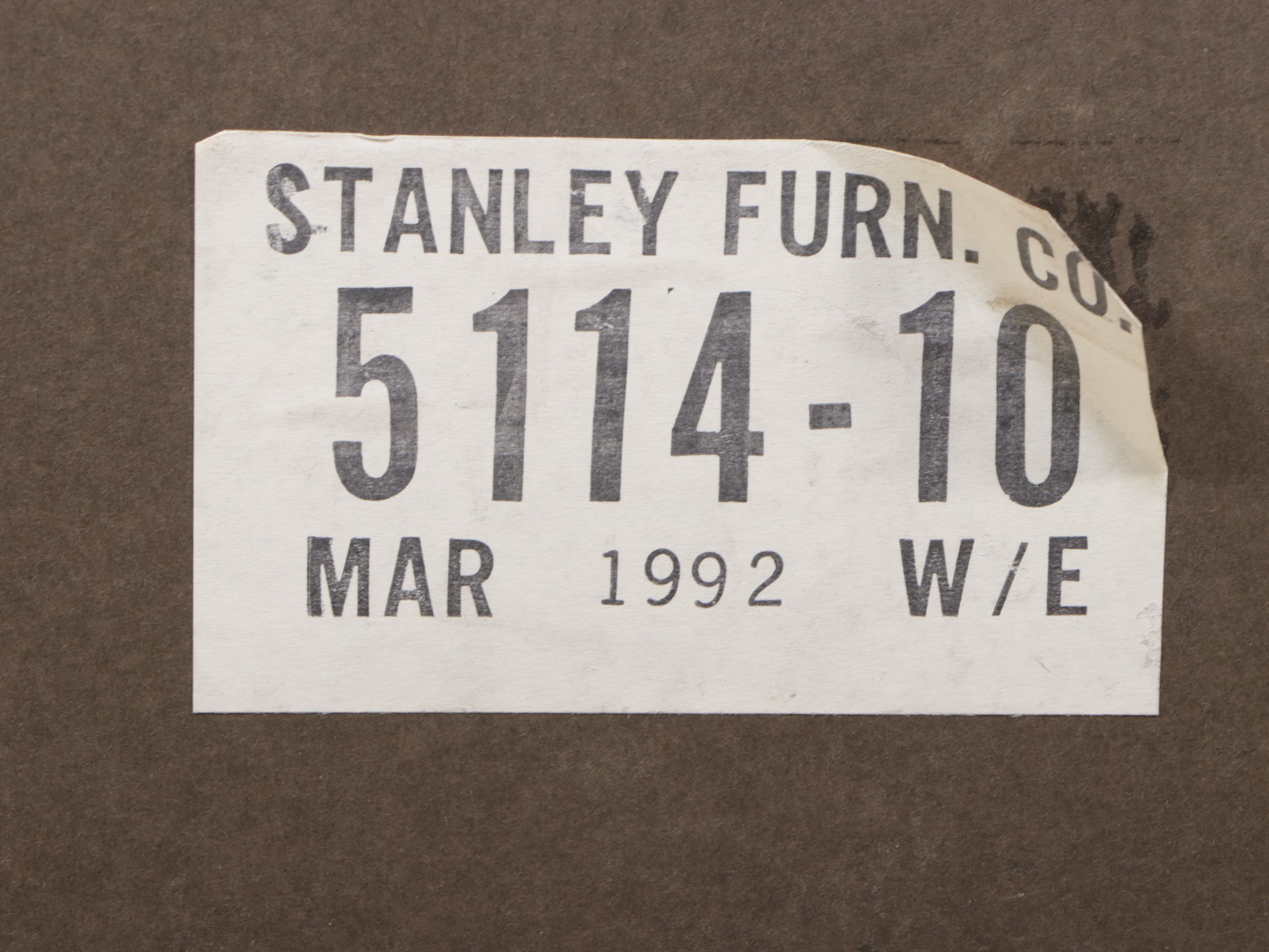 Stanley Furniture Traditional Style Oak Dresser with Side Chair