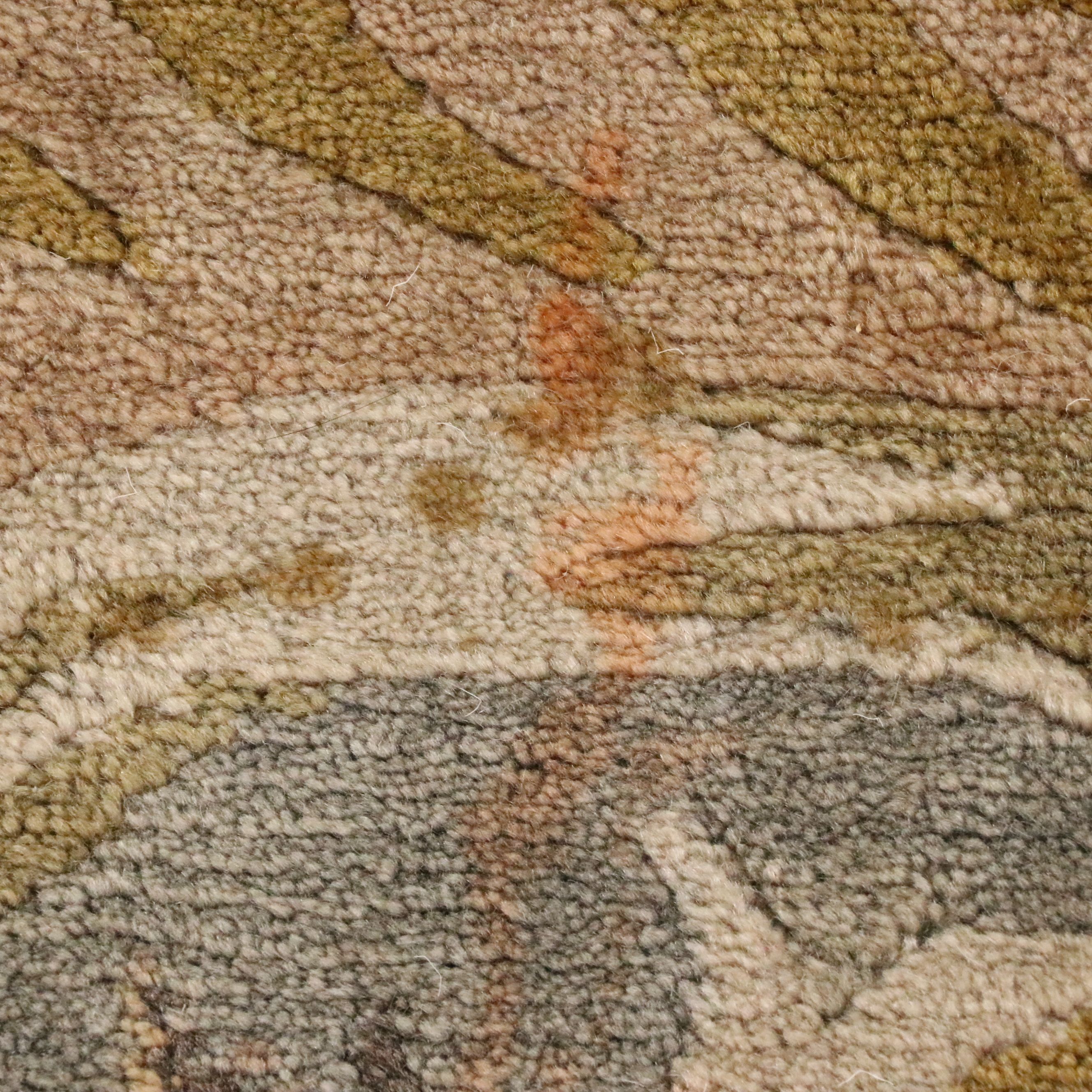 9'11 x 14'7 Hand-Knotted Nepalese French Aubusson Style Room-Sized Rug