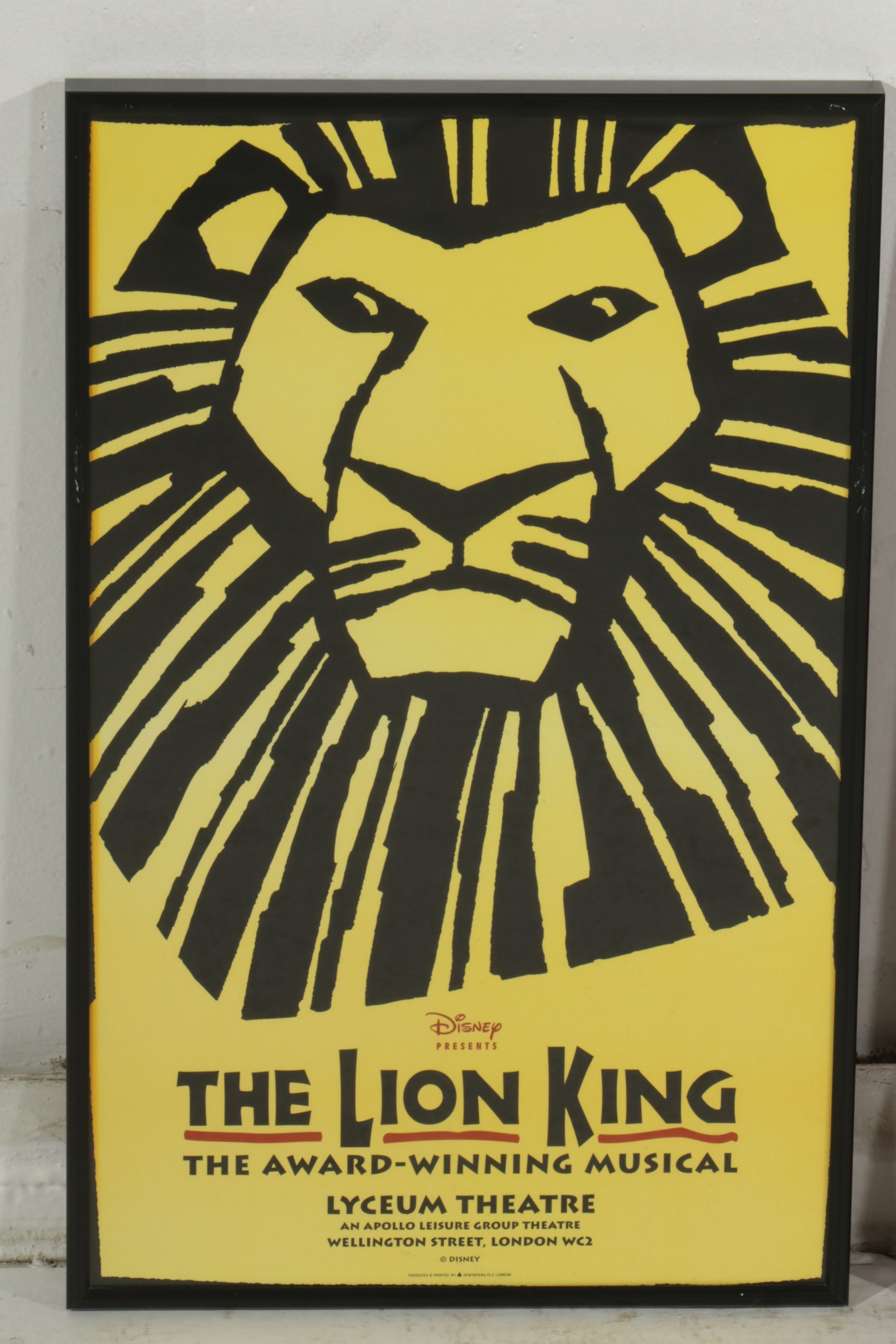 "The Lion King", "Jersey Boys" and "Chicago" Musical Theatre Promotional Posters