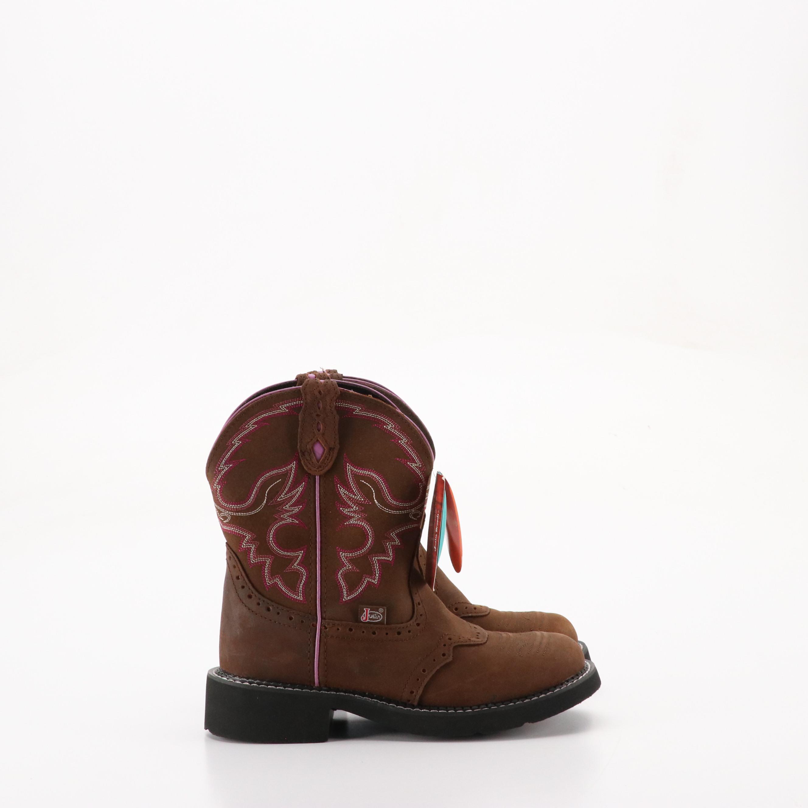 Justin Gypsy Embroidered Western Boots, Clarks Nikki North Lace-Up Leather Boots