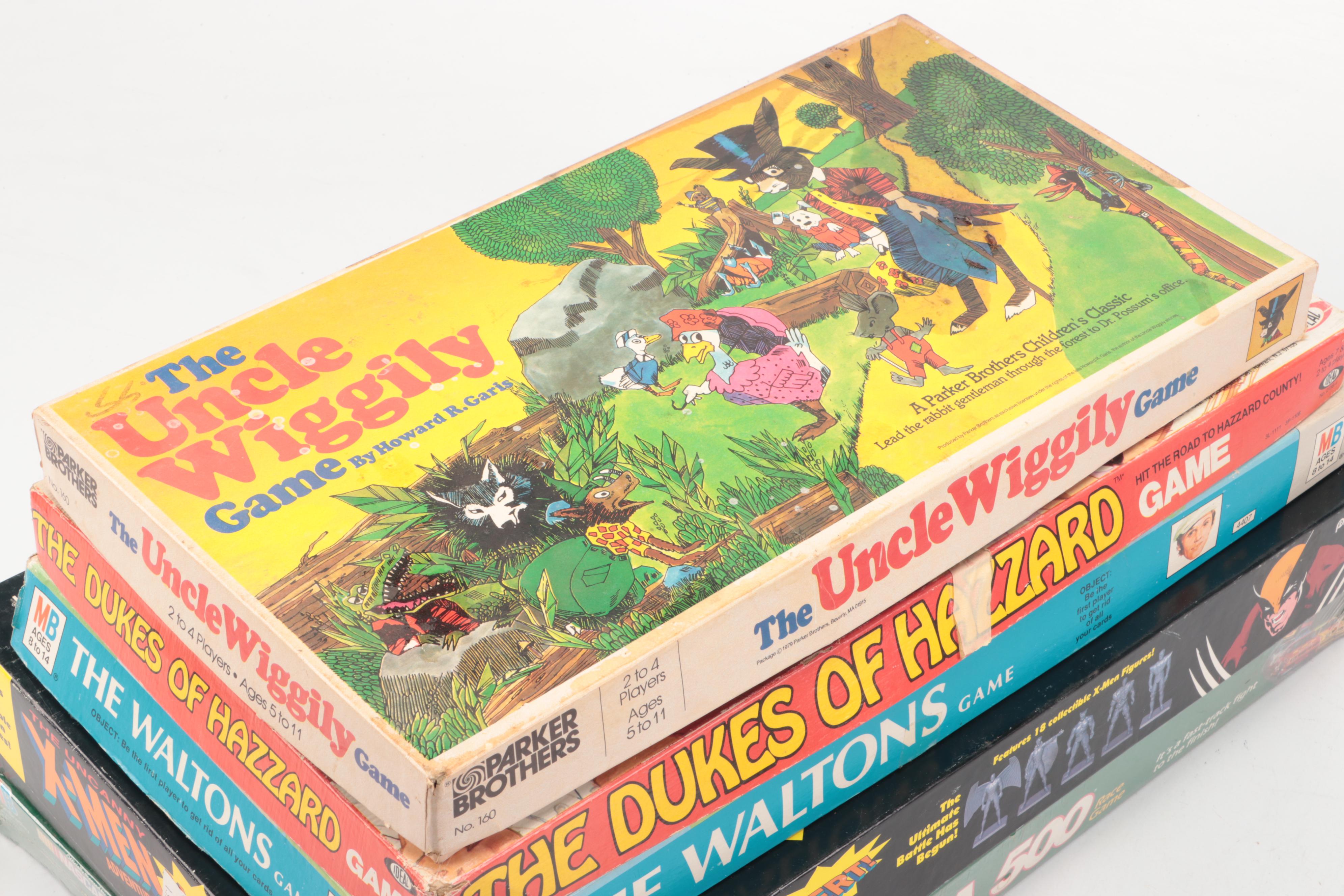 Vintage Board Games with Laughing Elephant Travel Luggage Label Stickers