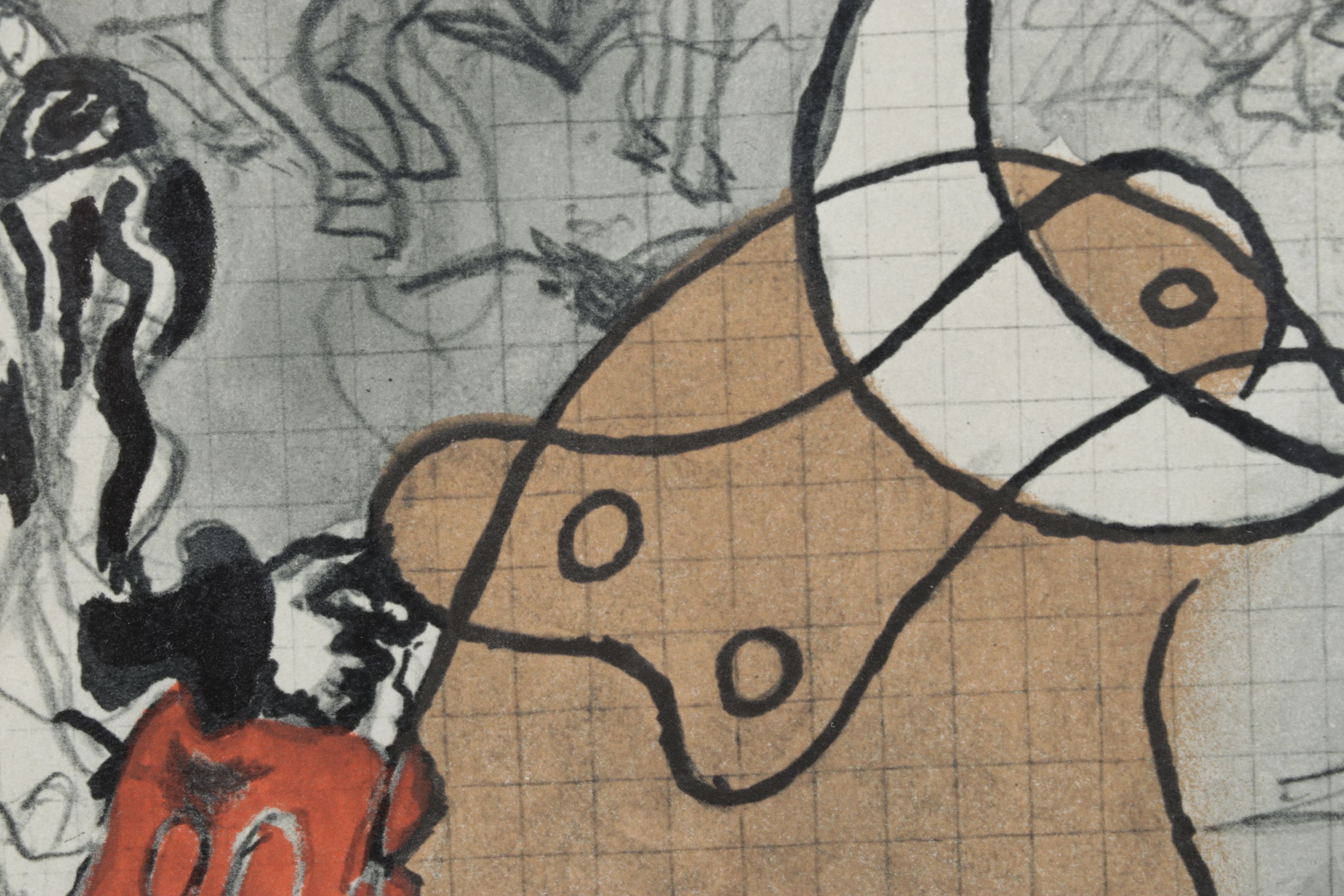 Color Lithograph After Georges Braque "Matador and Bull I", 1955