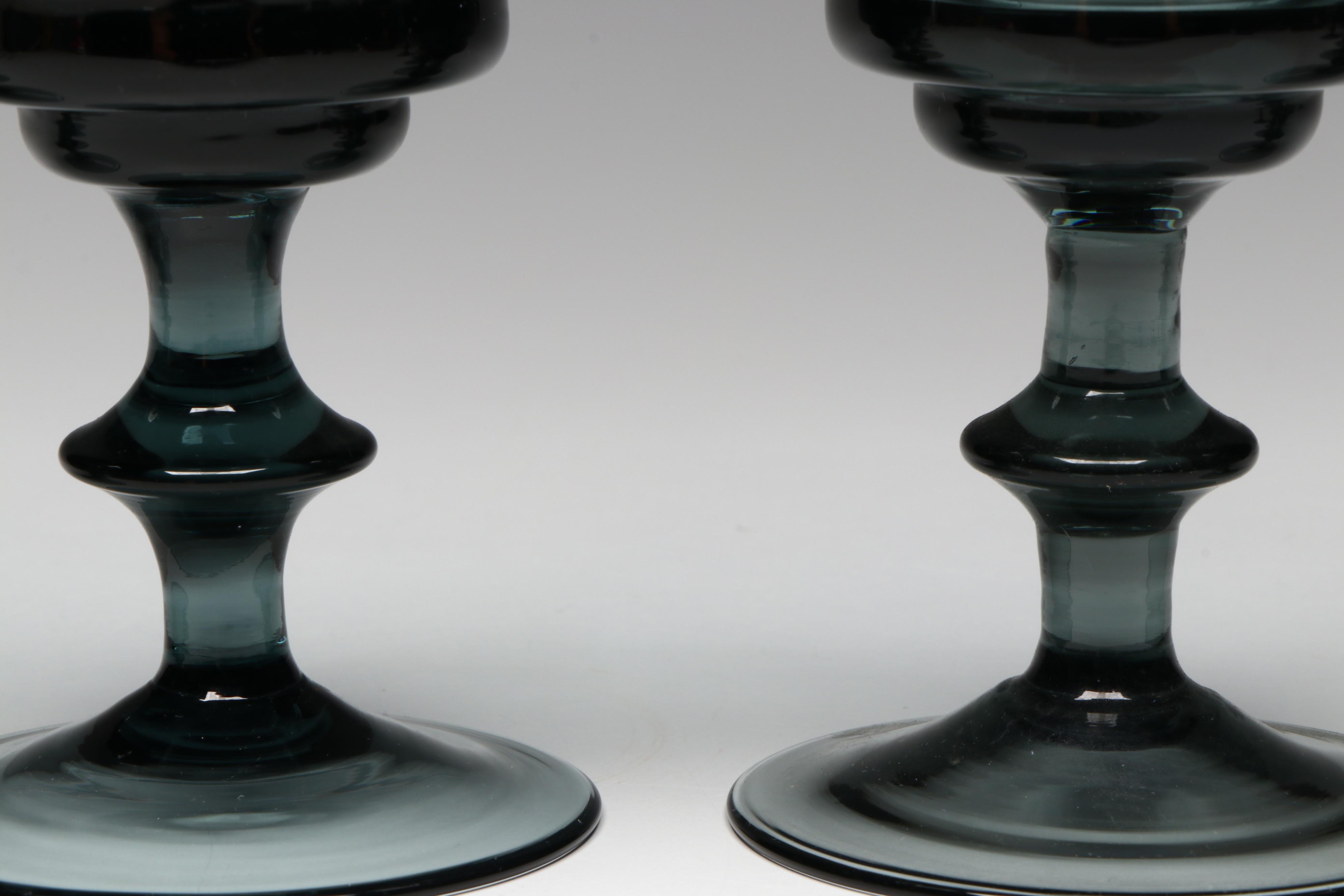 Gorham "Prelude" Smoke Crystal Water Goblets, 1970–1974