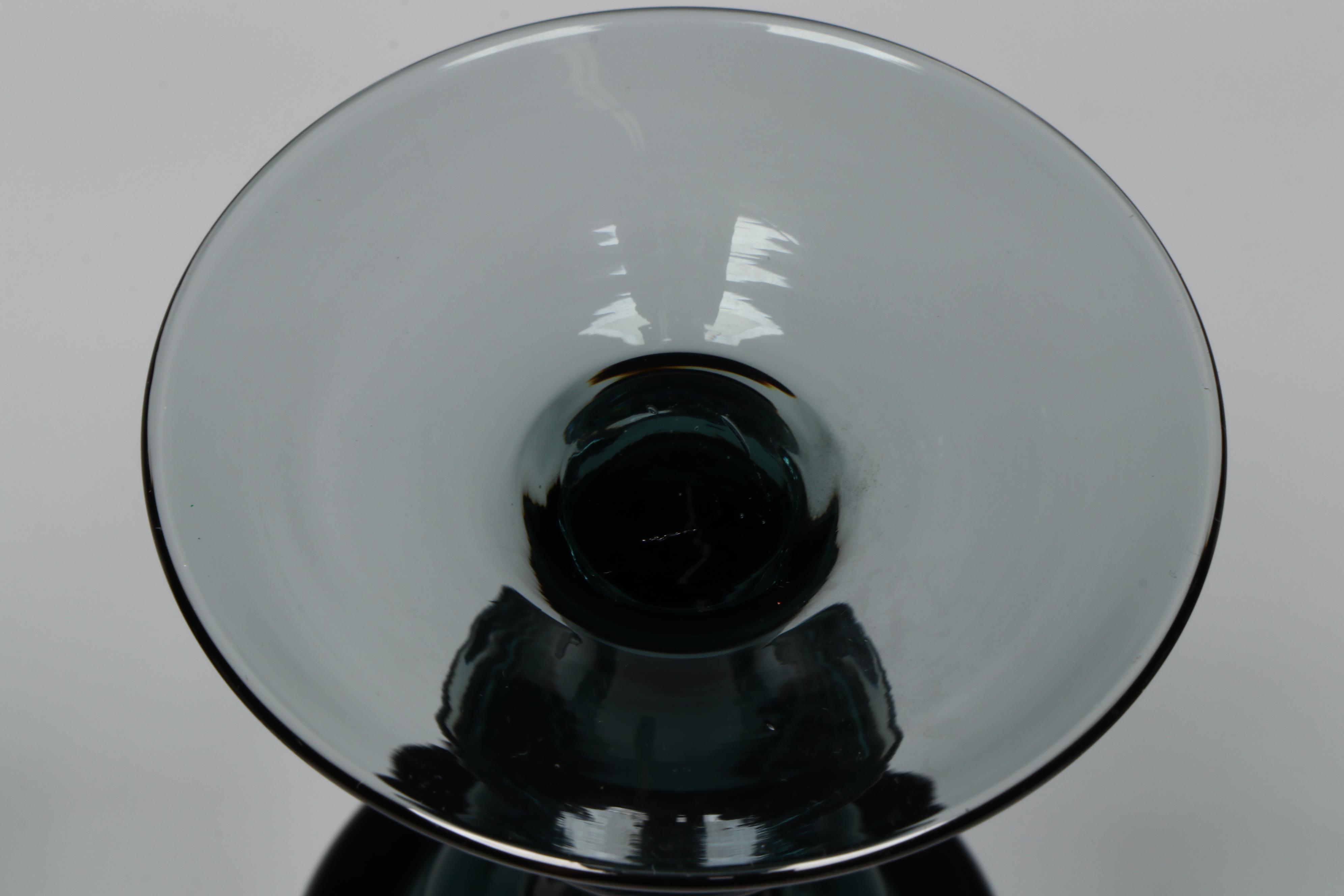 Gorham "Prelude" Smoke Crystal Water Goblets, 1970–1974