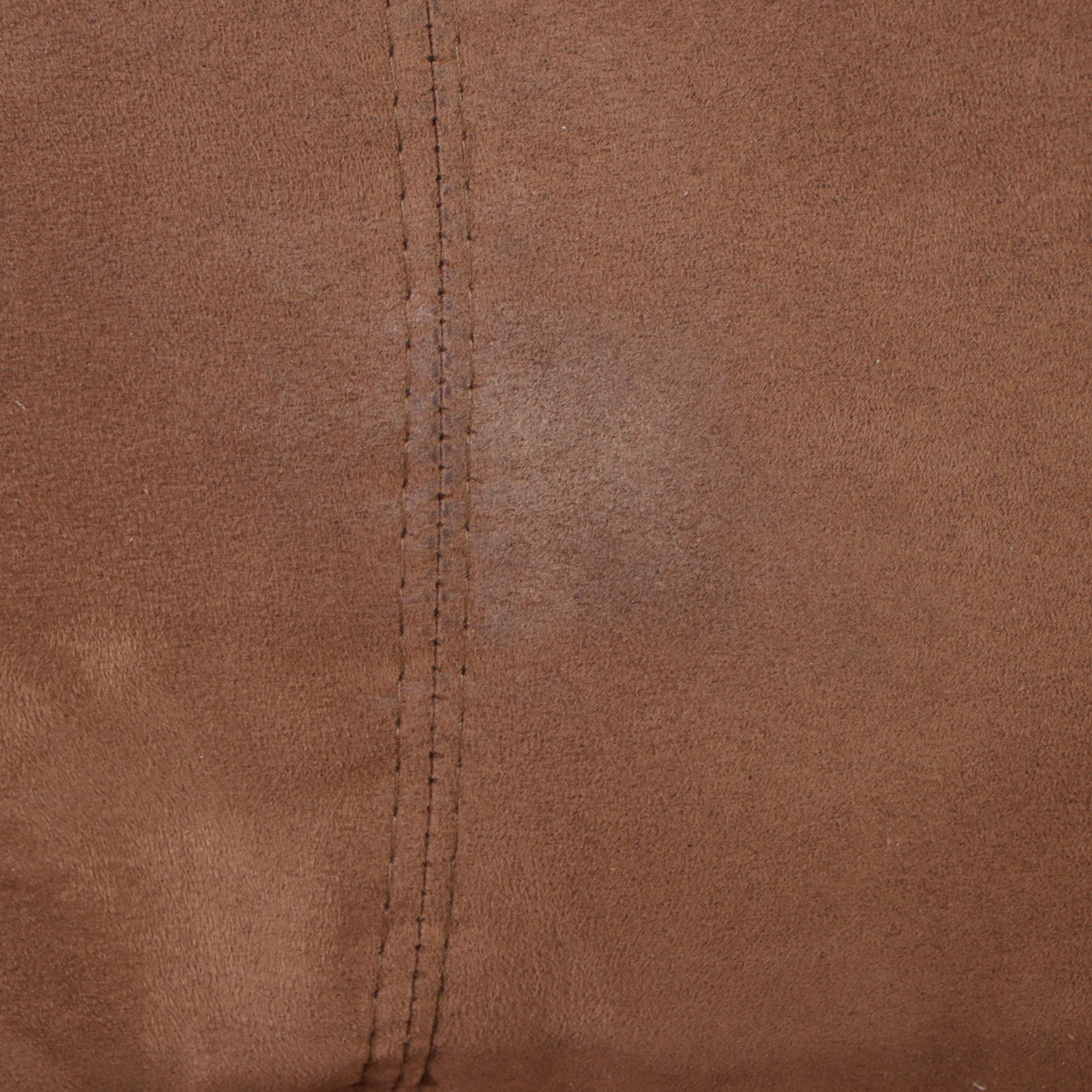 Contemporary Faux Suede Recliner