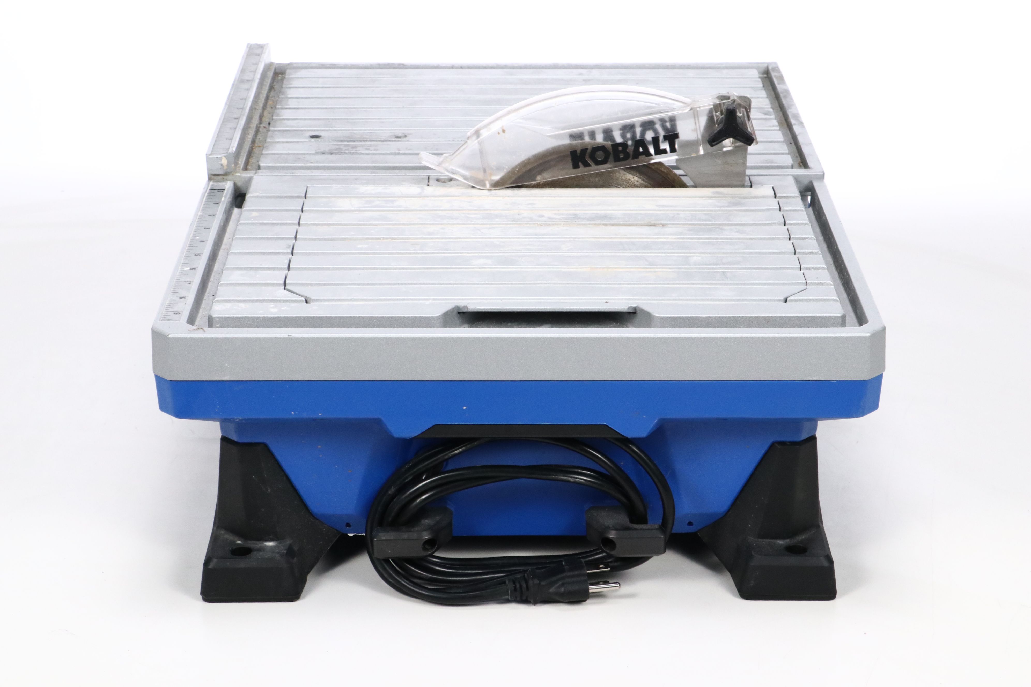 Blue Hawk Tile Cutter and Kobalt Tabletop Sliding Tile Saw