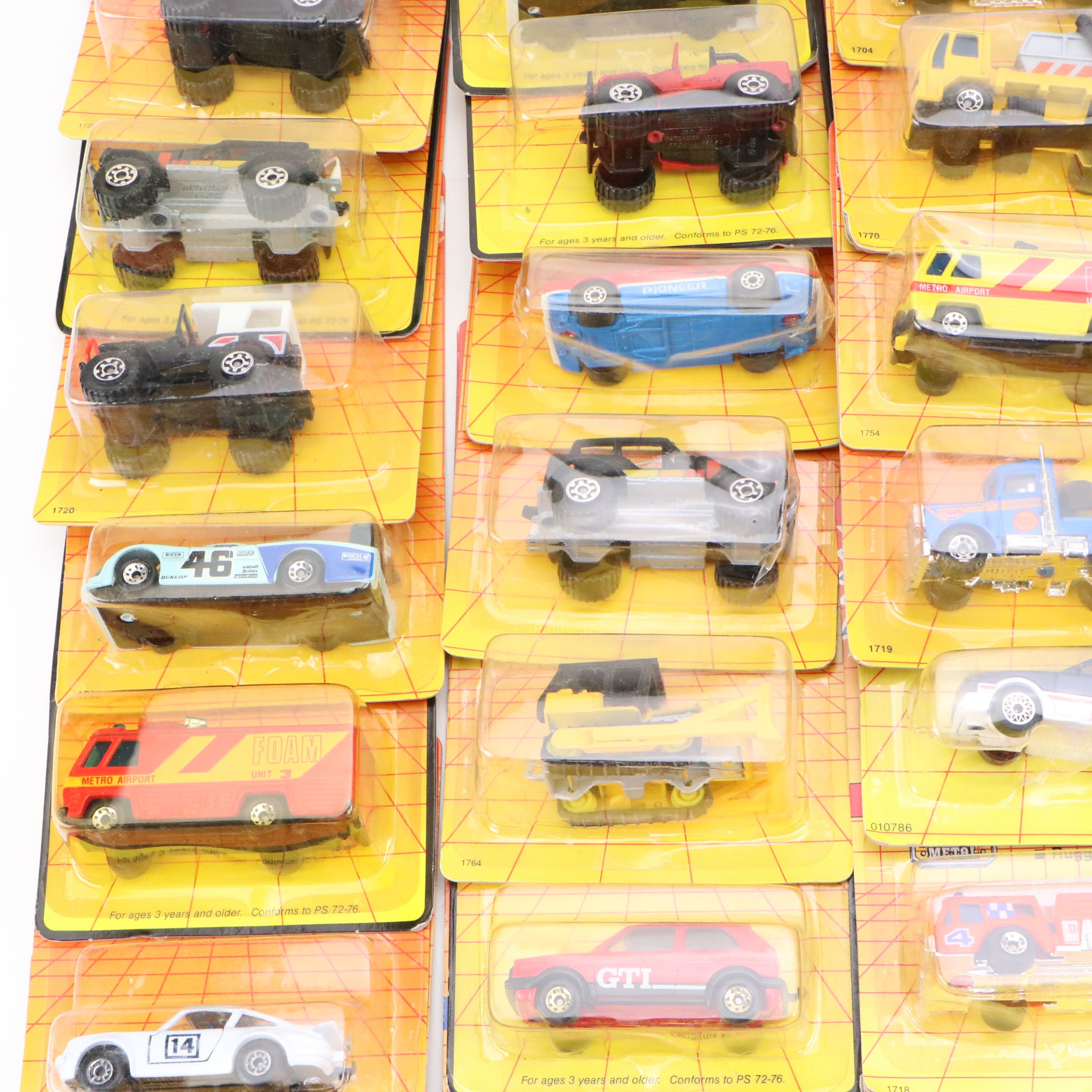 Matchbox Original Packaging Diecast Vehicles, 1980s