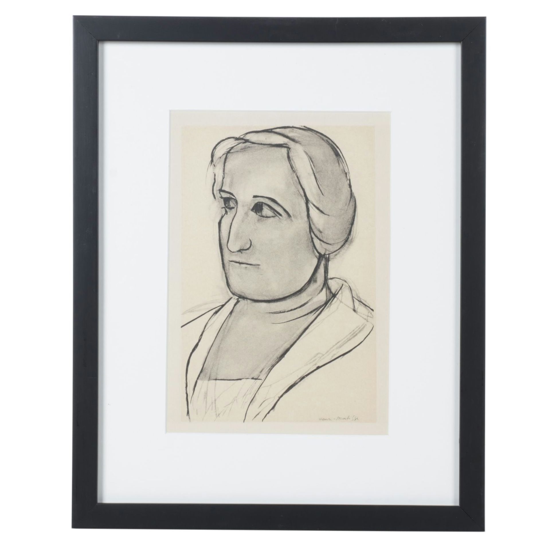 Photogravure after Henri Matisse Portrait "Woman in Profile"