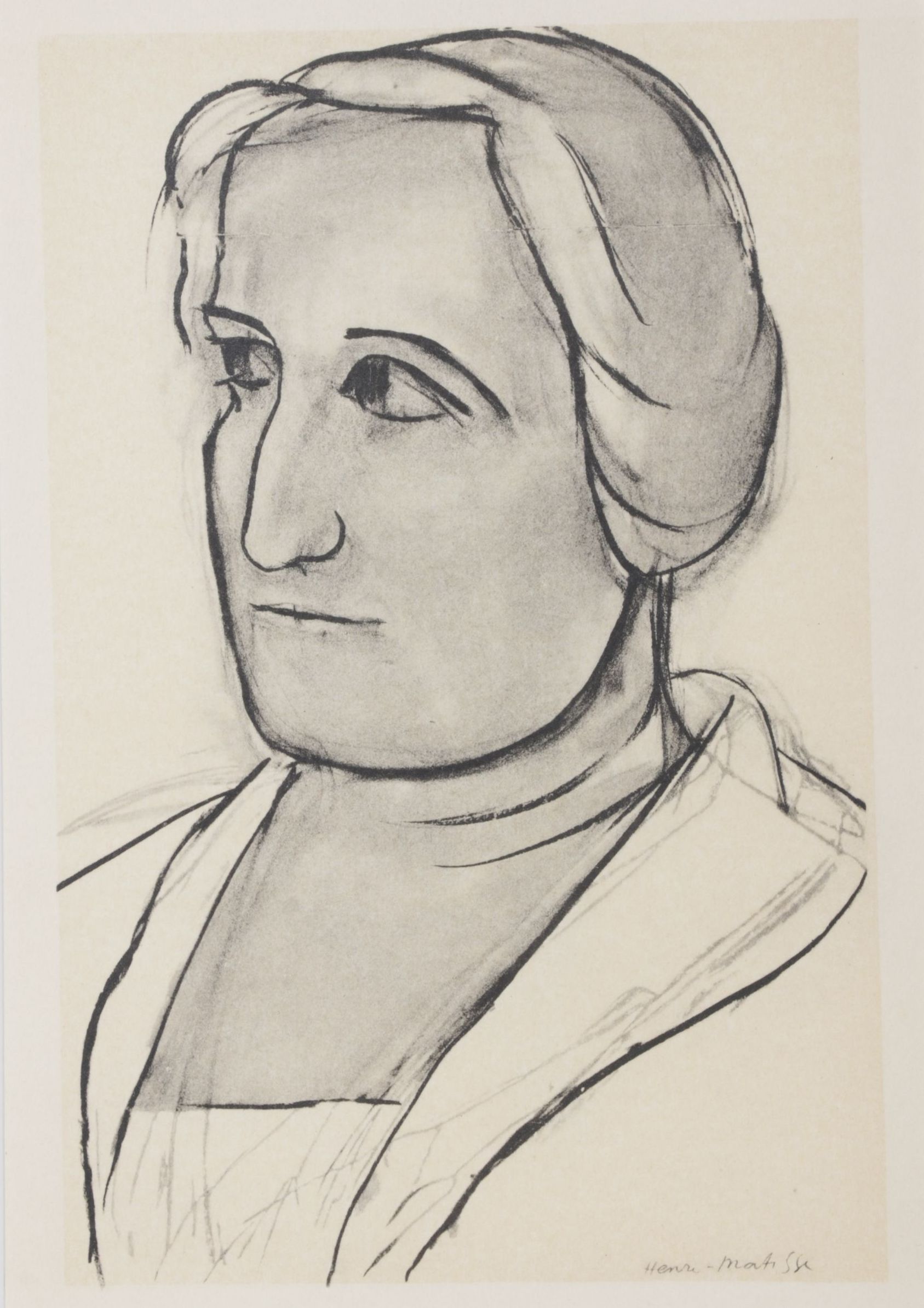 Photogravure after Henri Matisse Portrait "Woman in Profile"