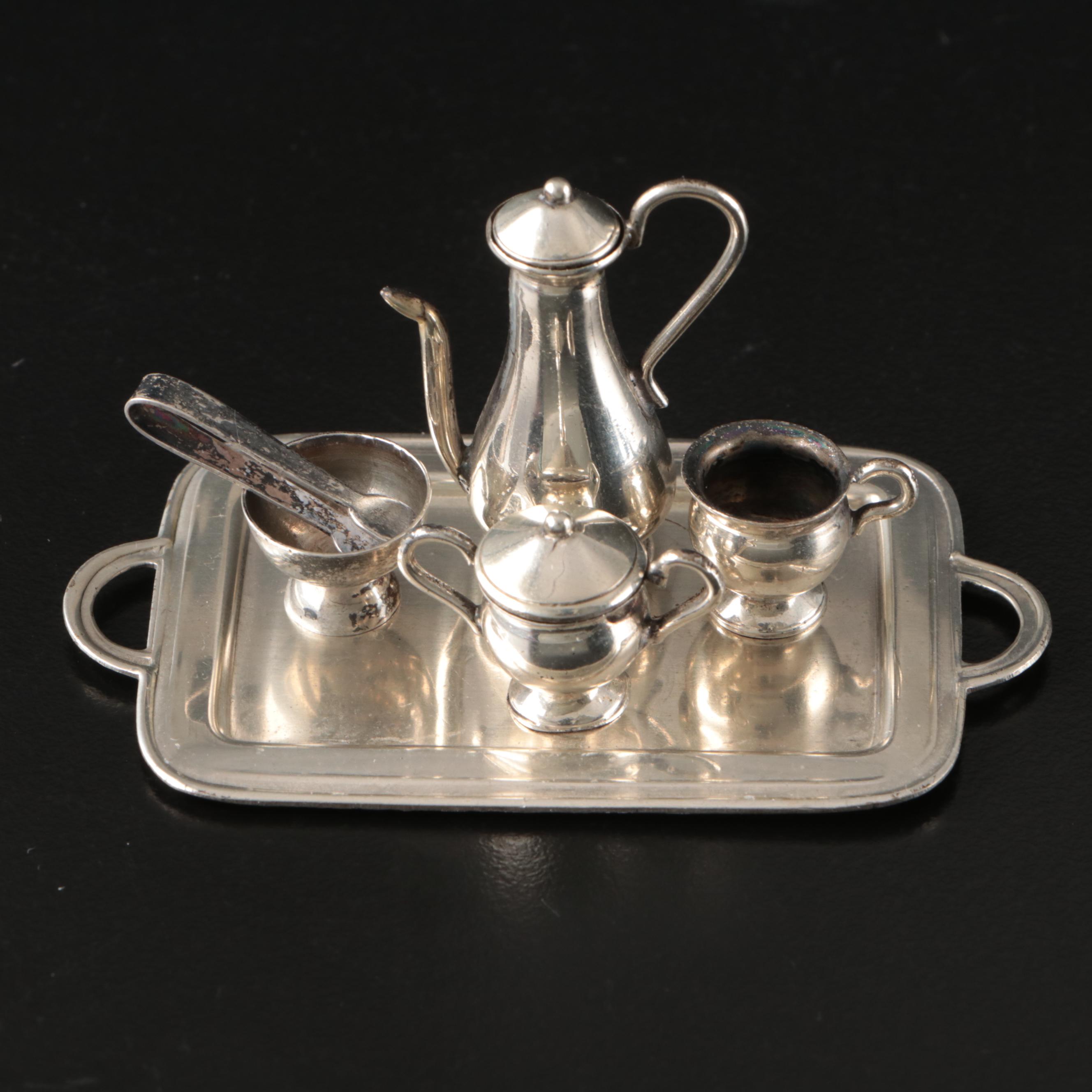 Miniature Sterling Silver Tea Service