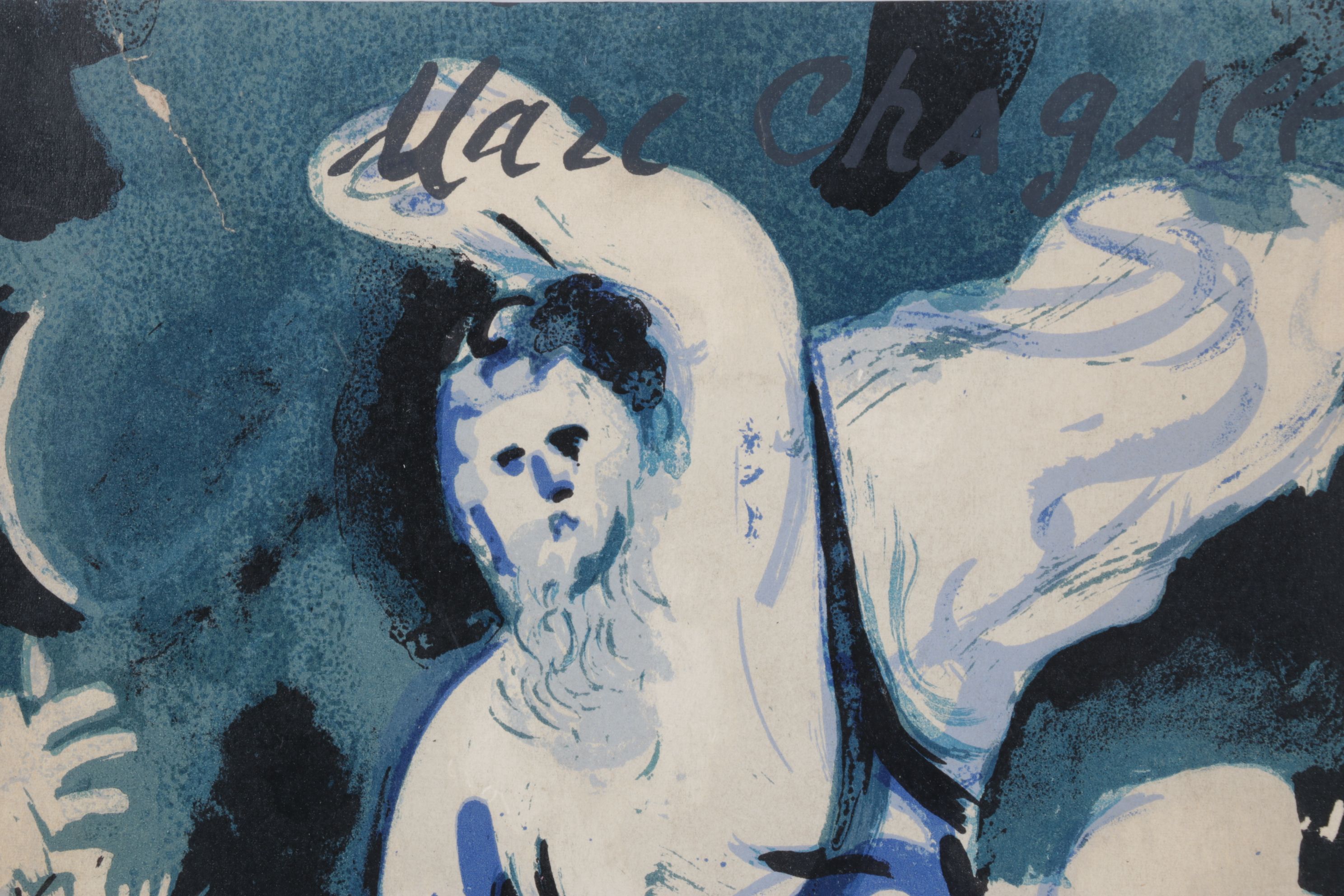 Marc Chagall Color Lithograph Front Cover of "Verve," 1960