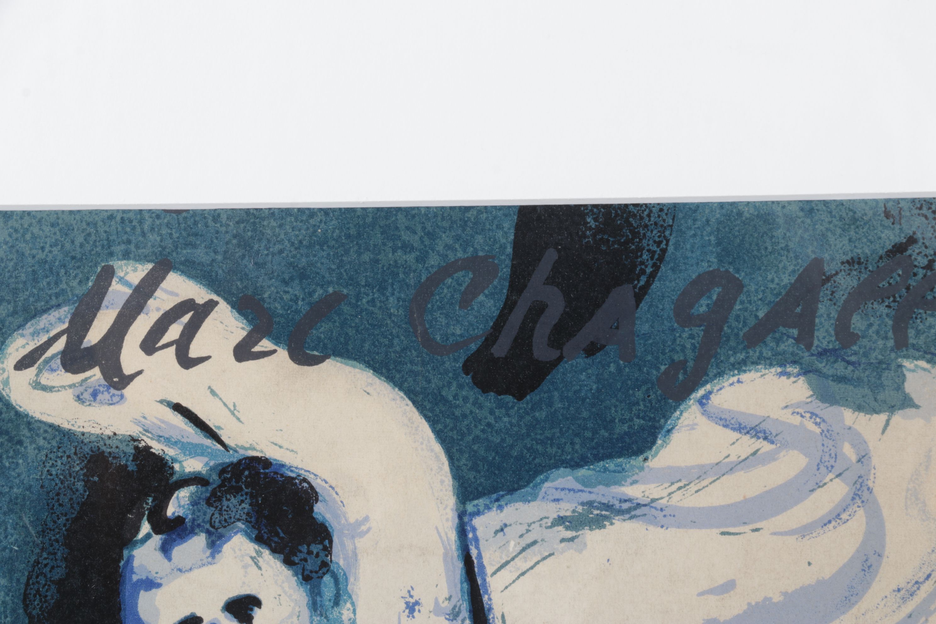 Marc Chagall Color Lithograph Front Cover of "Verve," 1960