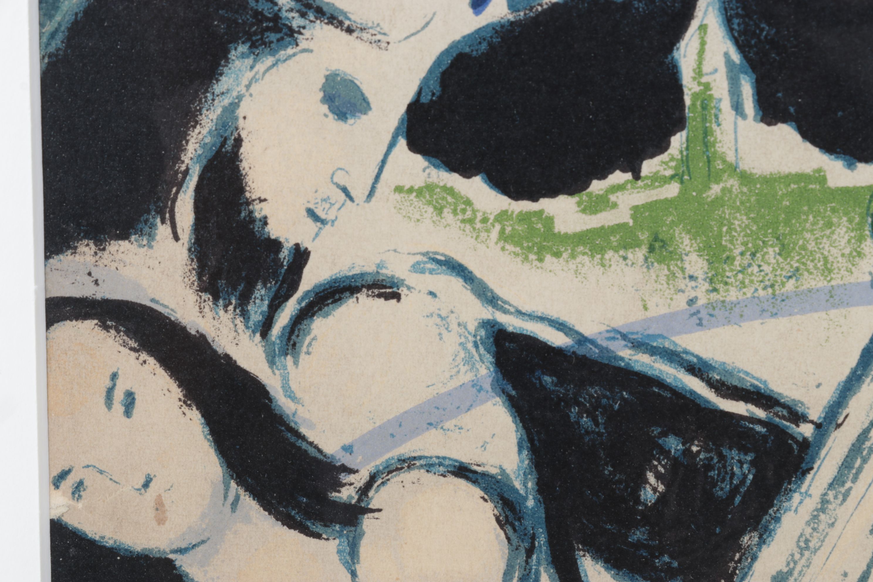 Marc Chagall Color Lithograph Front Cover of "Verve," 1960