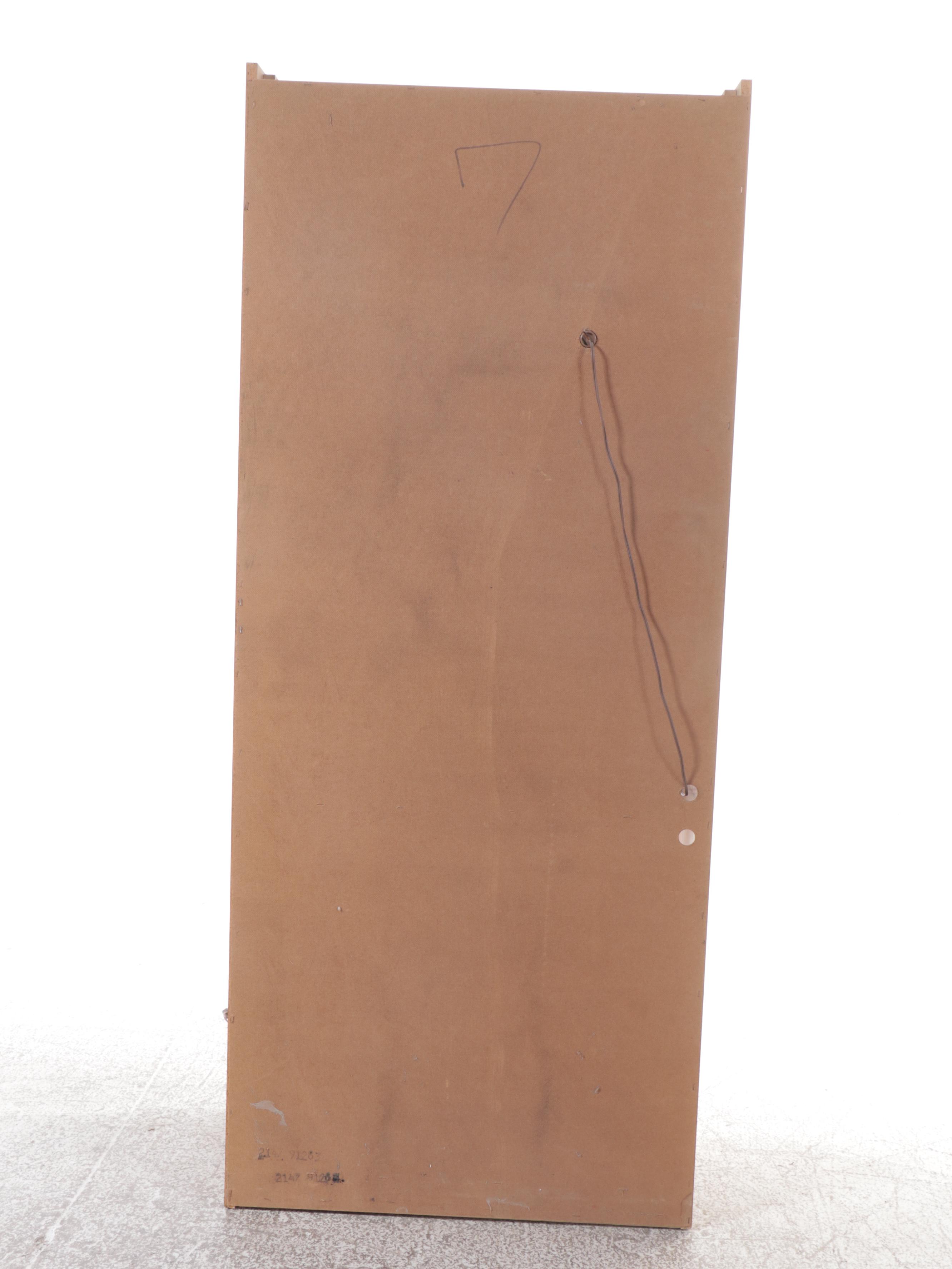 Three-Piece Wall Unit Cabinet Bookcases, Late 20th Century