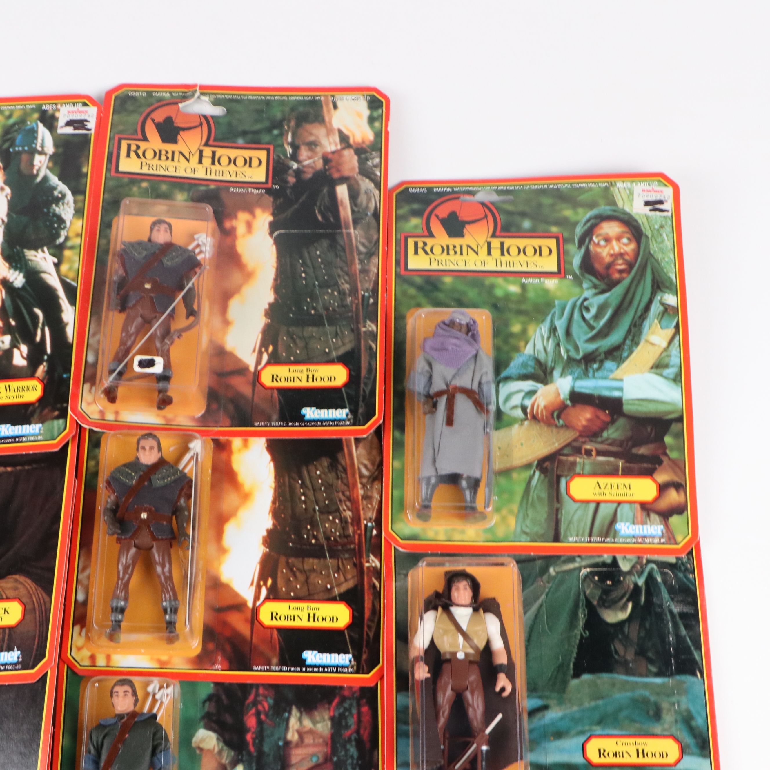 Kenner "Robin Hood Prince of Thieves" Action Figures with Original Packaging