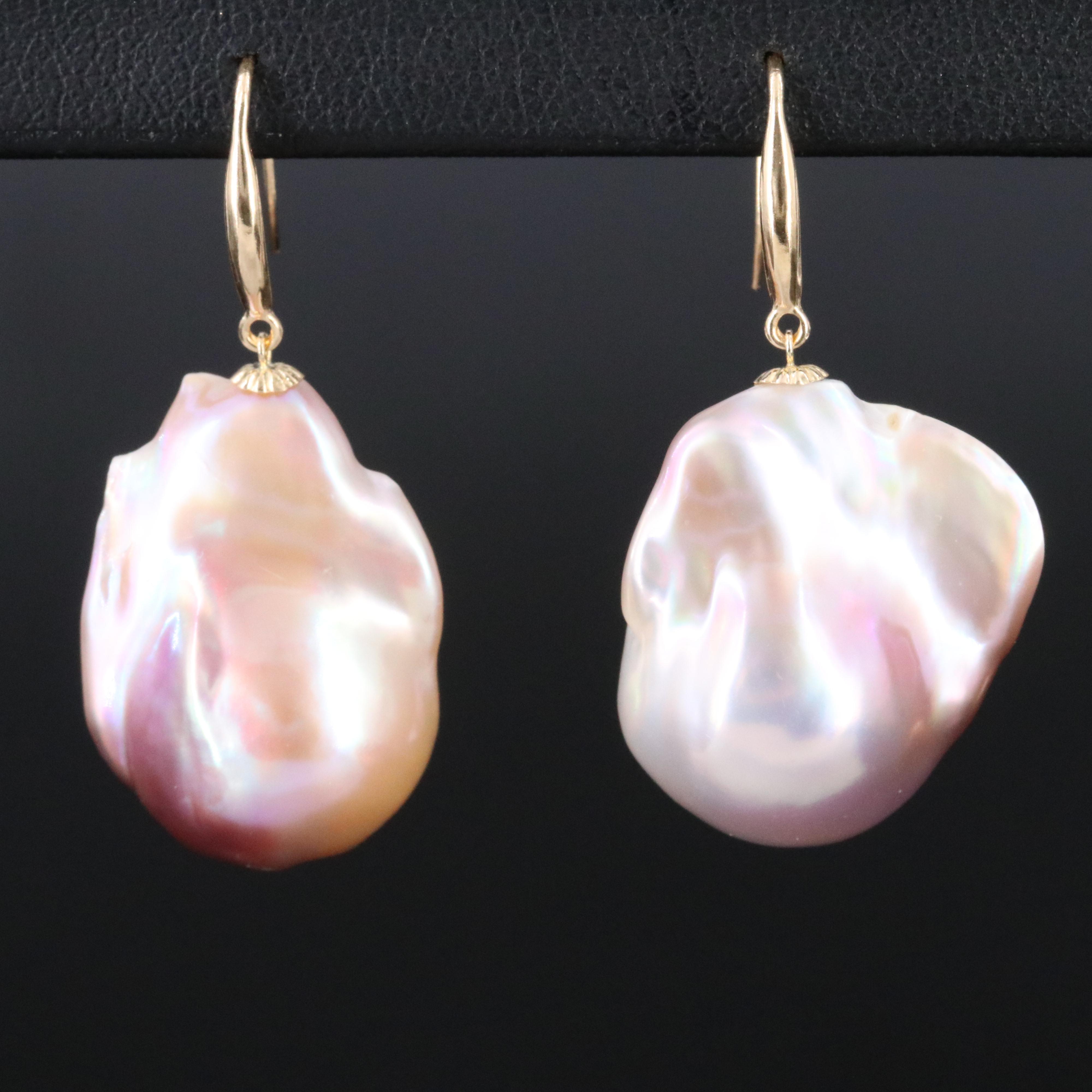 18K Pearl Earrings