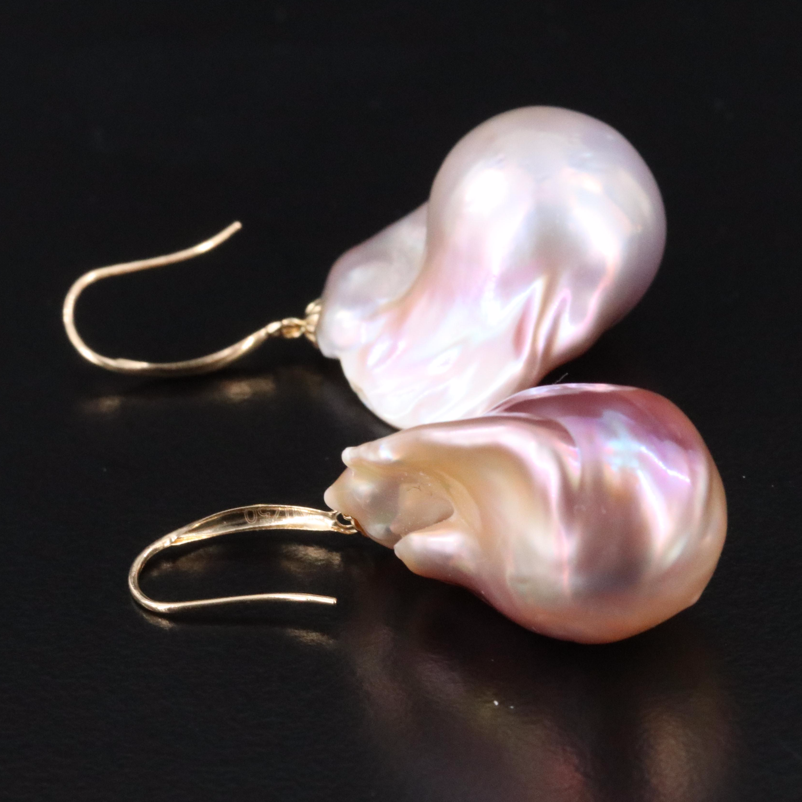 18K Pearl Earrings