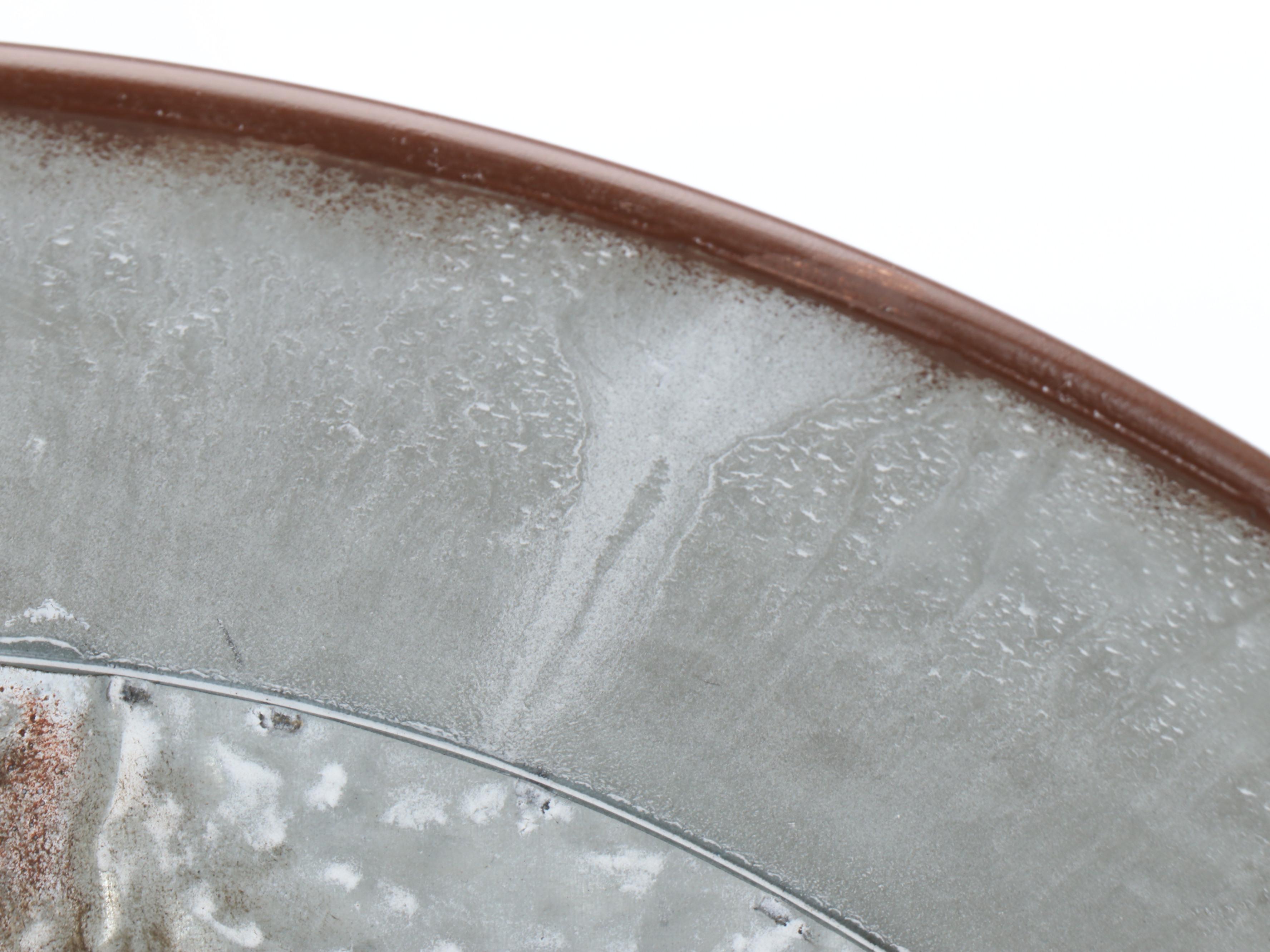 Embossed Metal Pumpkin Wall Plate