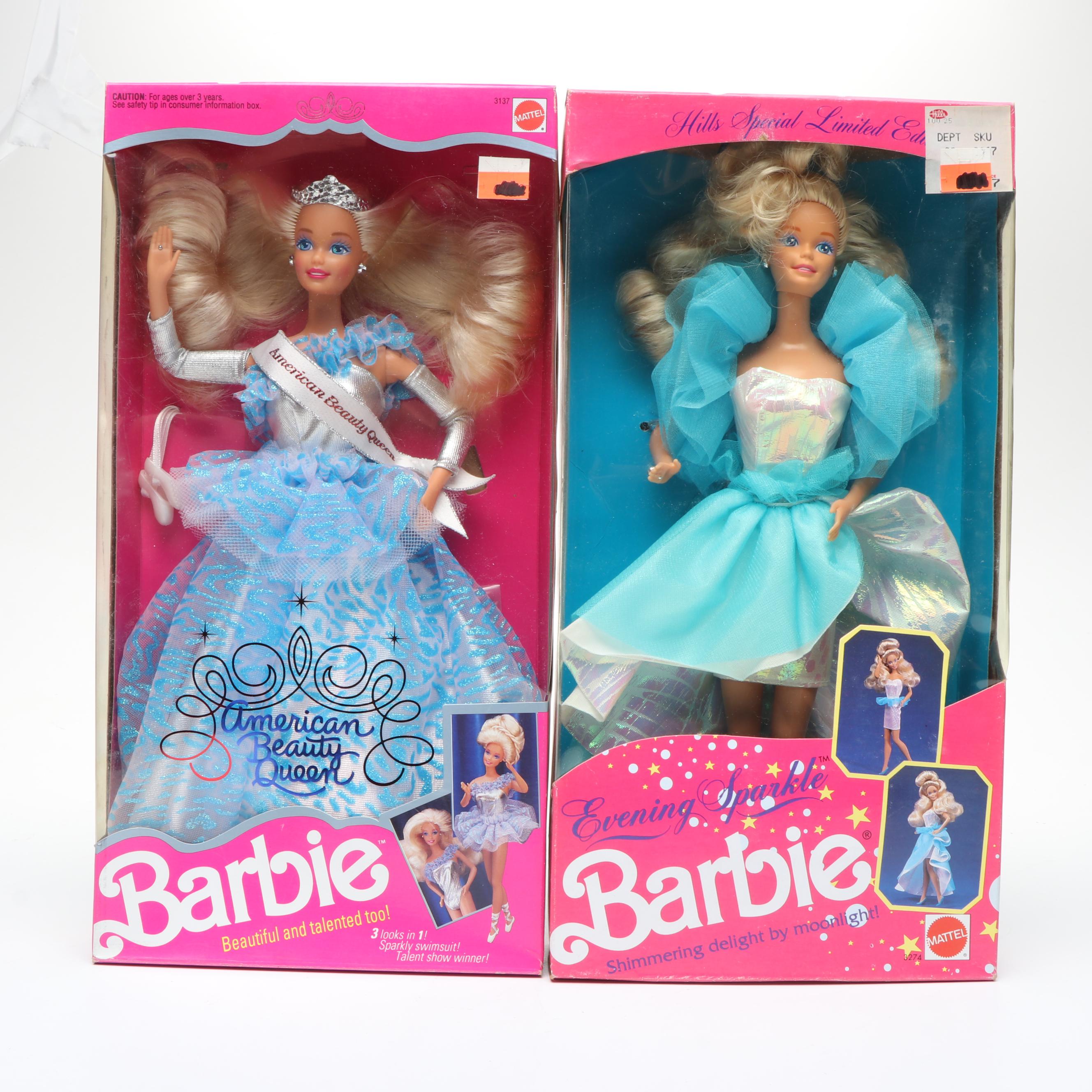 Mattel Barbie Dolls Featuring "Victorian Elegance" and "Sweet Valentine"