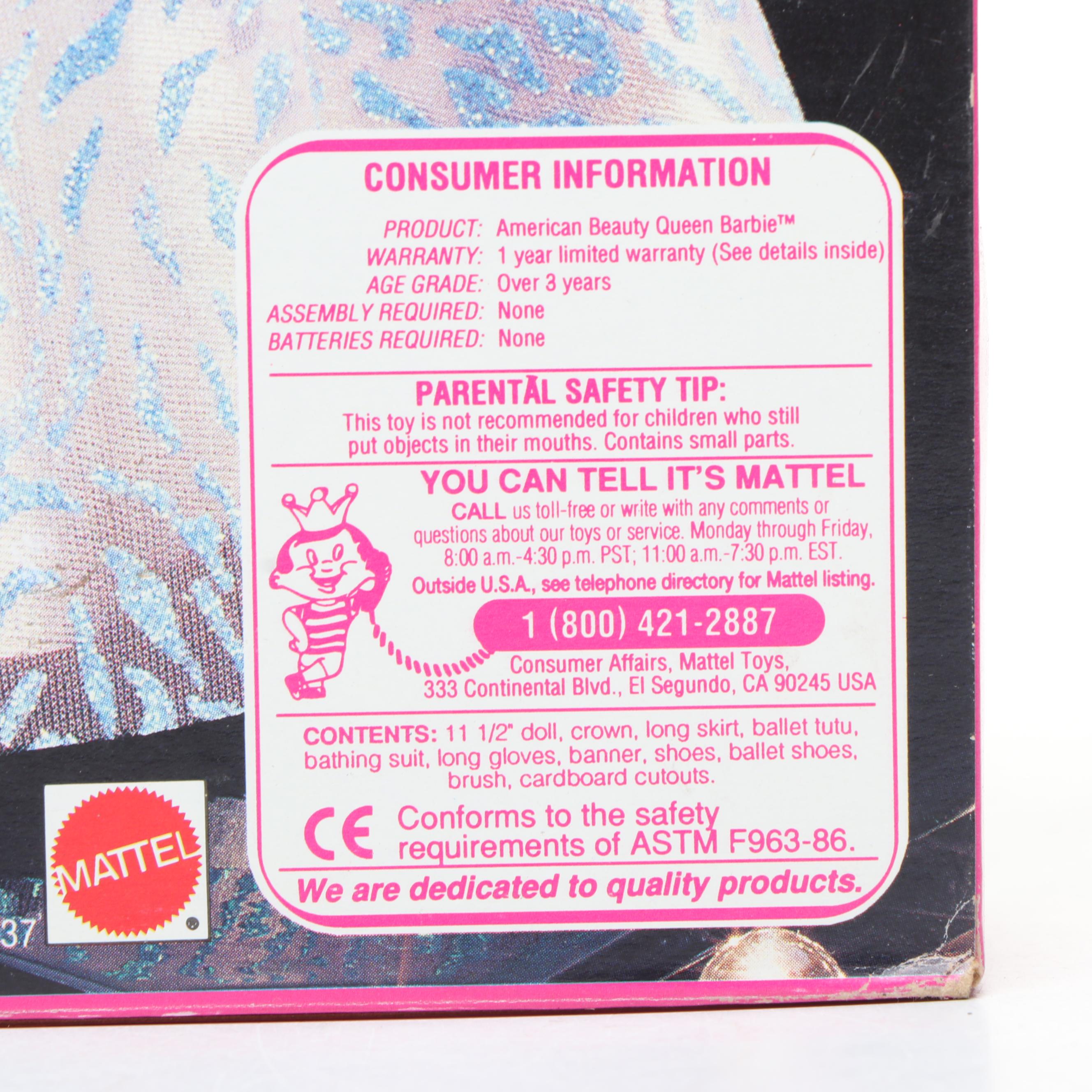 Mattel Barbie Dolls Featuring "Victorian Elegance" and "Sweet Valentine"