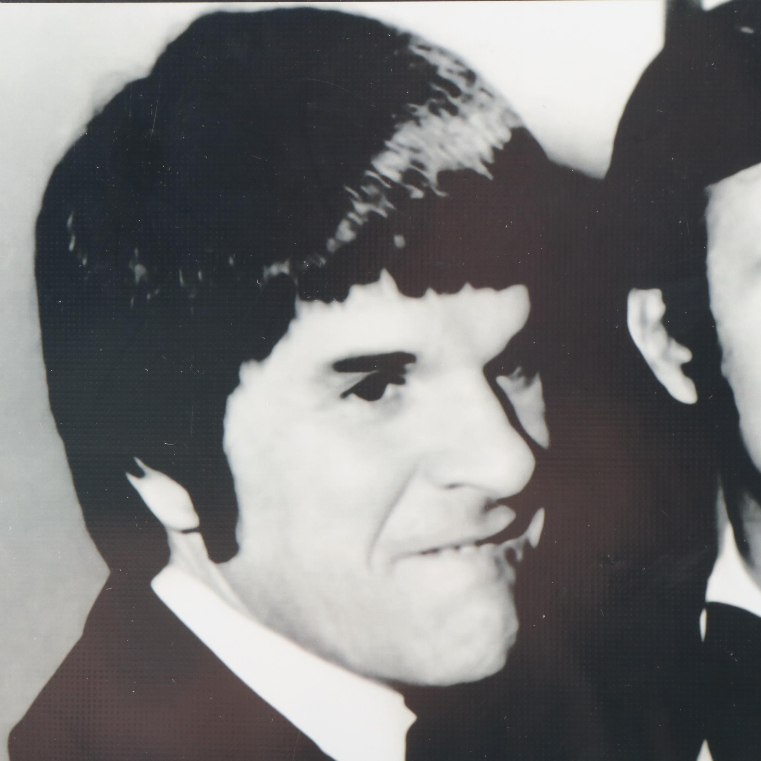 Pete Rose Signed B&W Photo Print