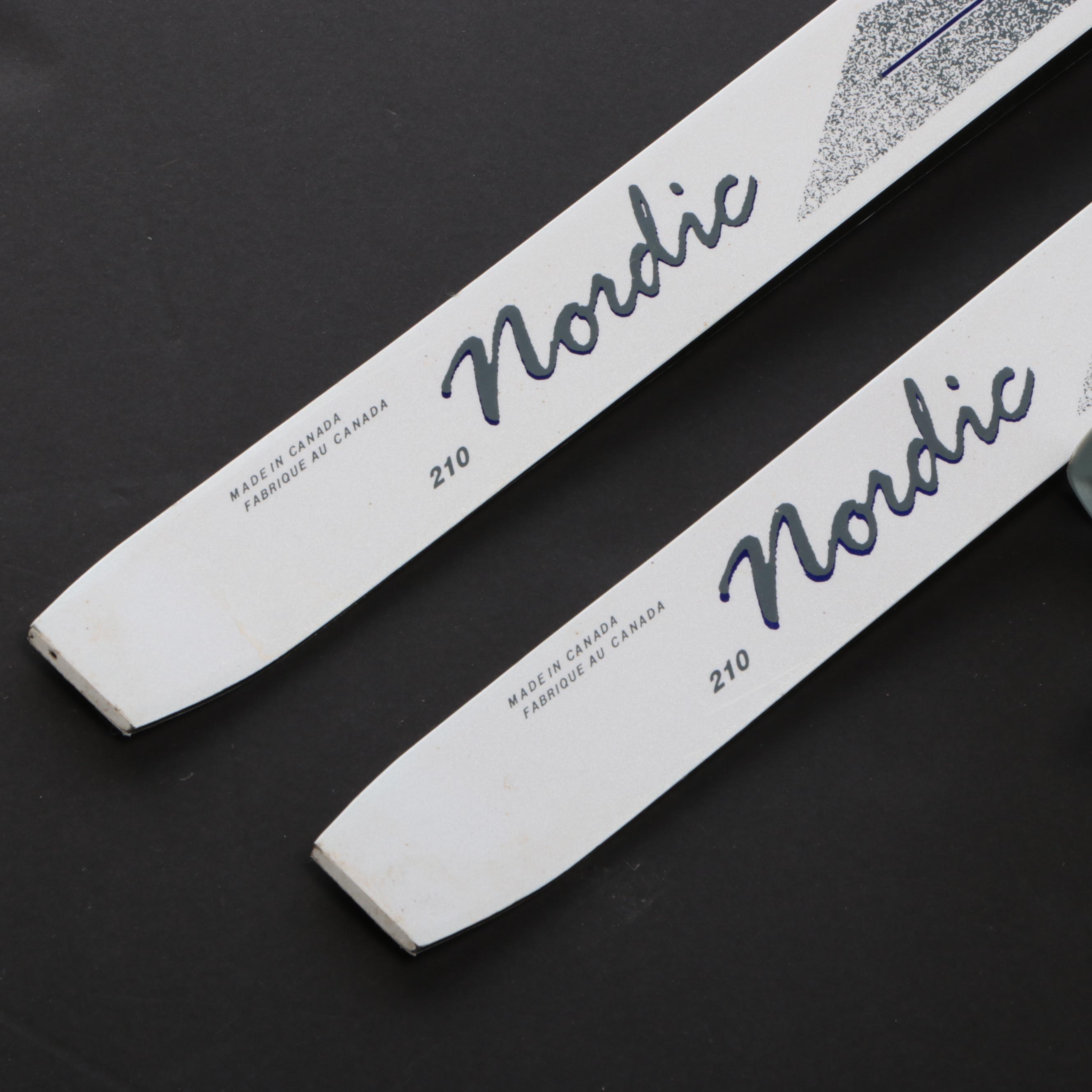 Track 100 Series and Karhu Nordic Cross-Country Skis with Ski Poles