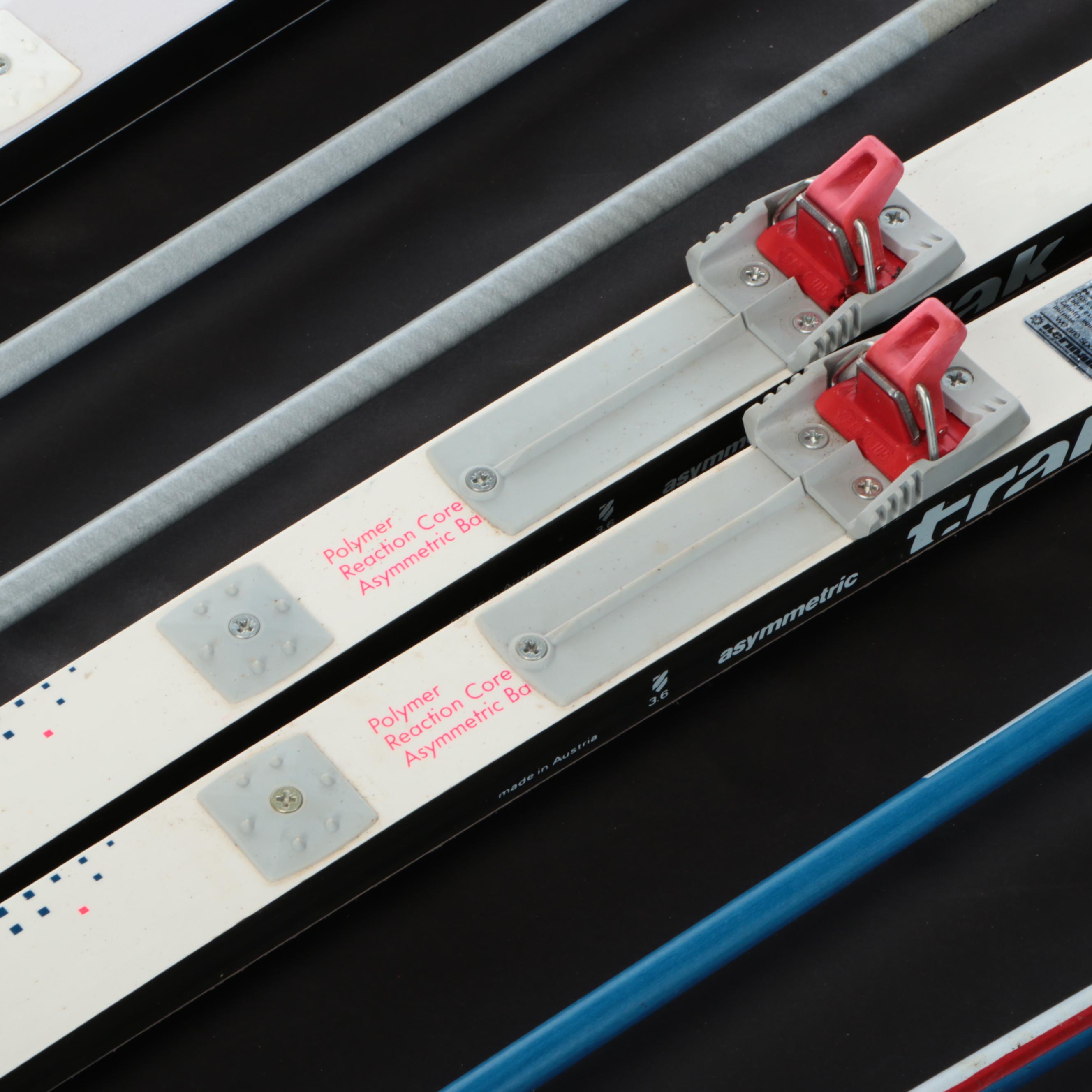 Track 100 Series and Karhu Nordic Cross-Country Skis with Ski Poles
