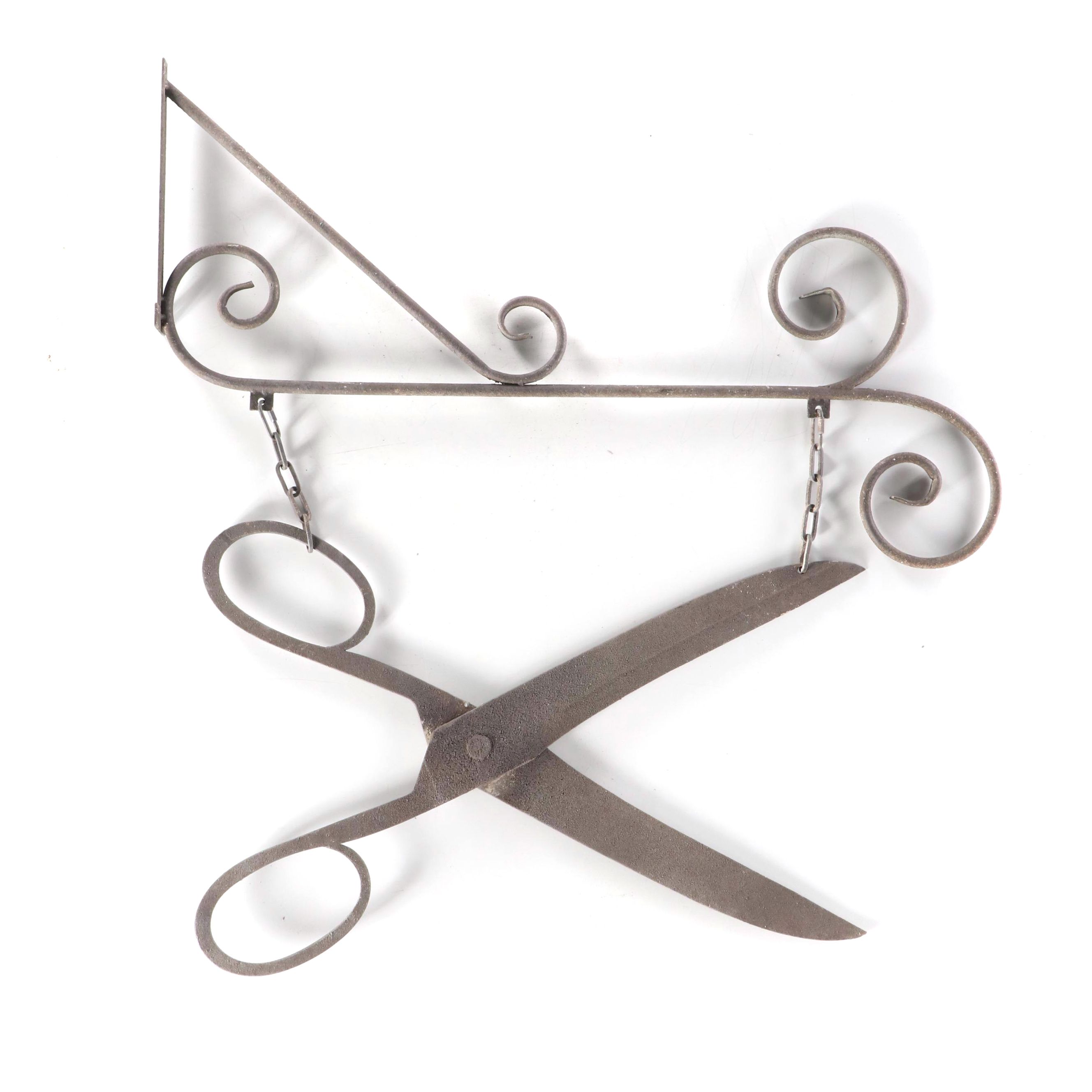 Wrought Iron and Sheet Metal Tailor's Shop Sign