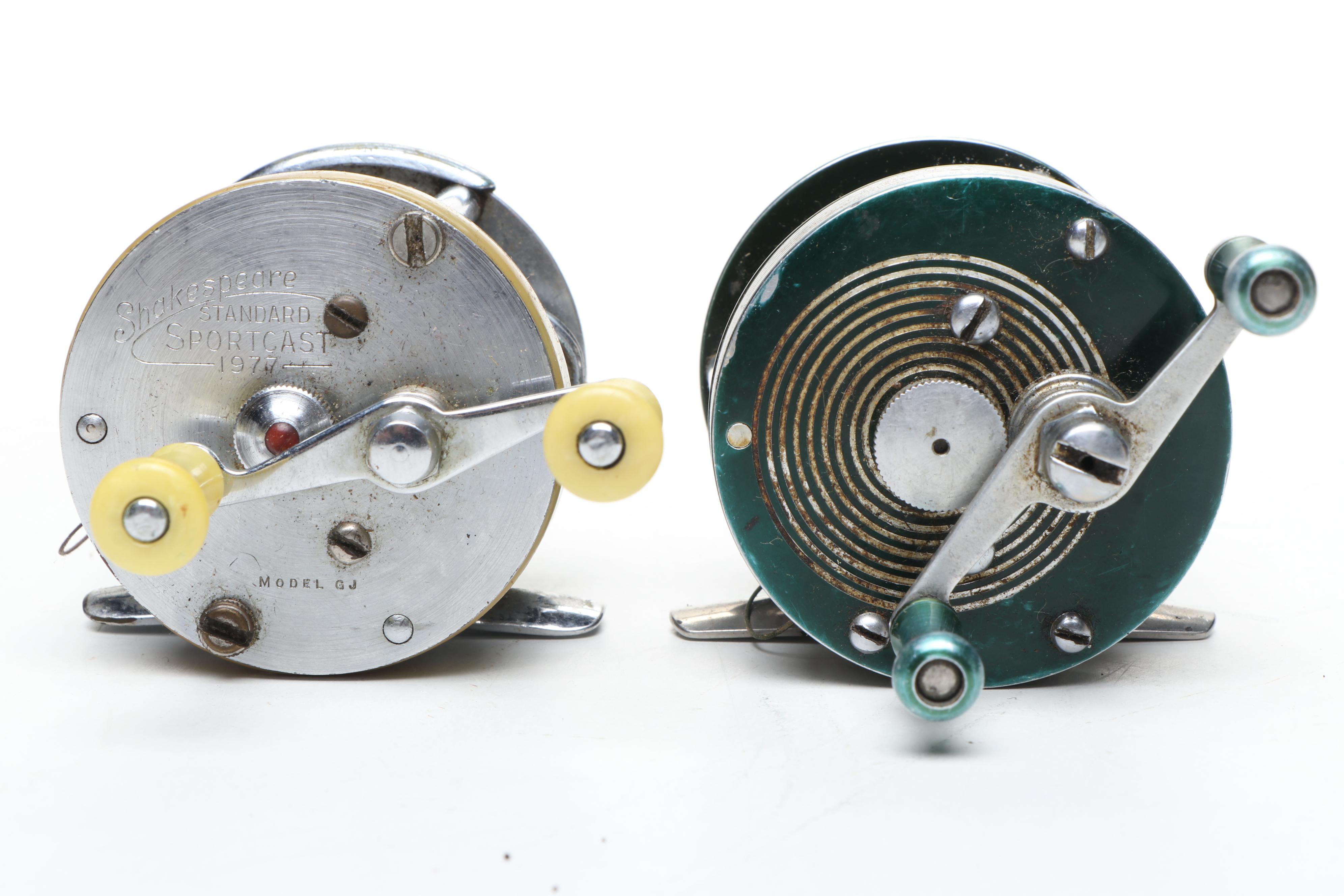 Pflueger, Shakespeare, Langley, and Other Vintage Fishing Reels