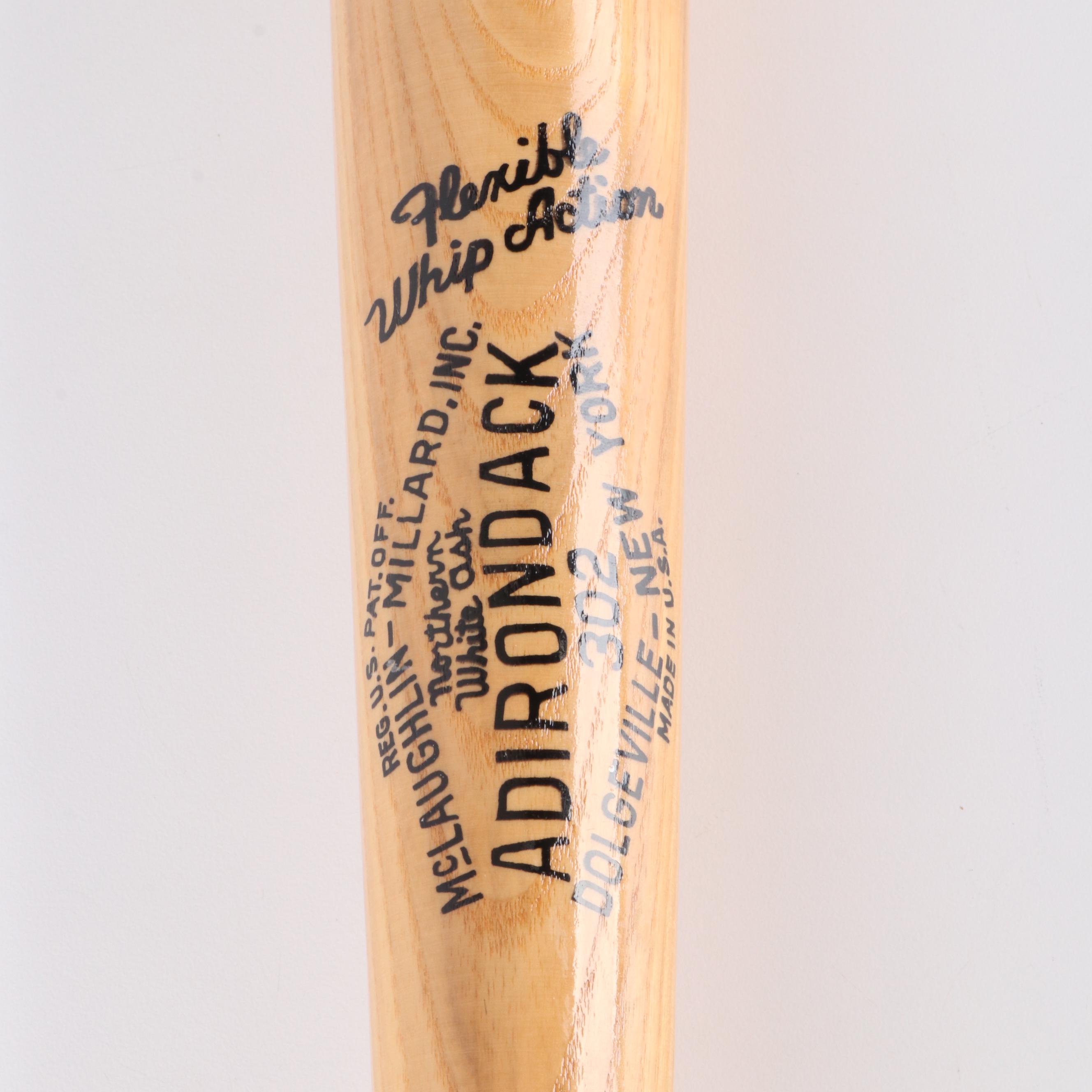 1955 World Series Brooklyn Dodgers Signed Baseball Bat, Podres, Labine, Craig