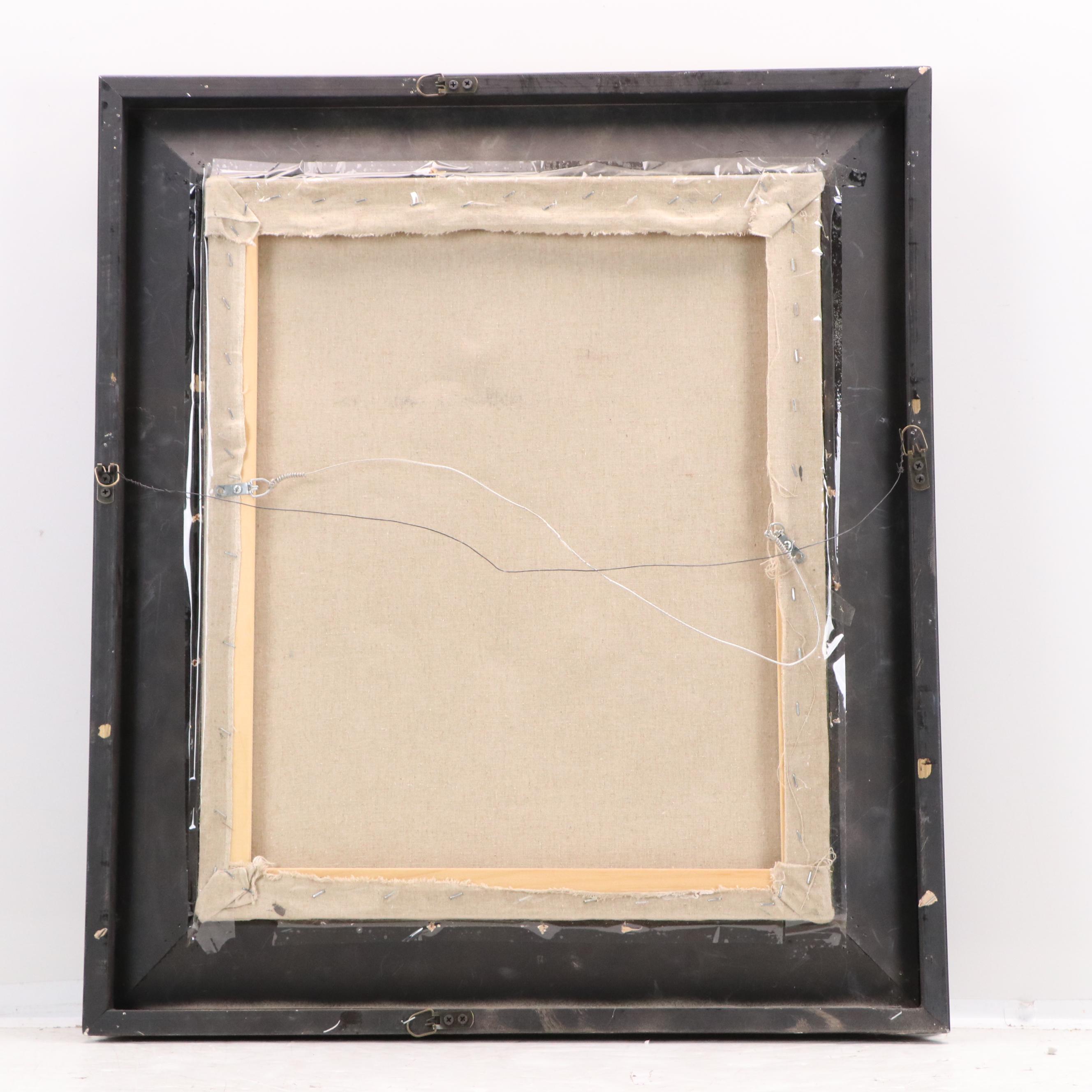 Portrait Oil Painting of Young Native American Boy, 2007