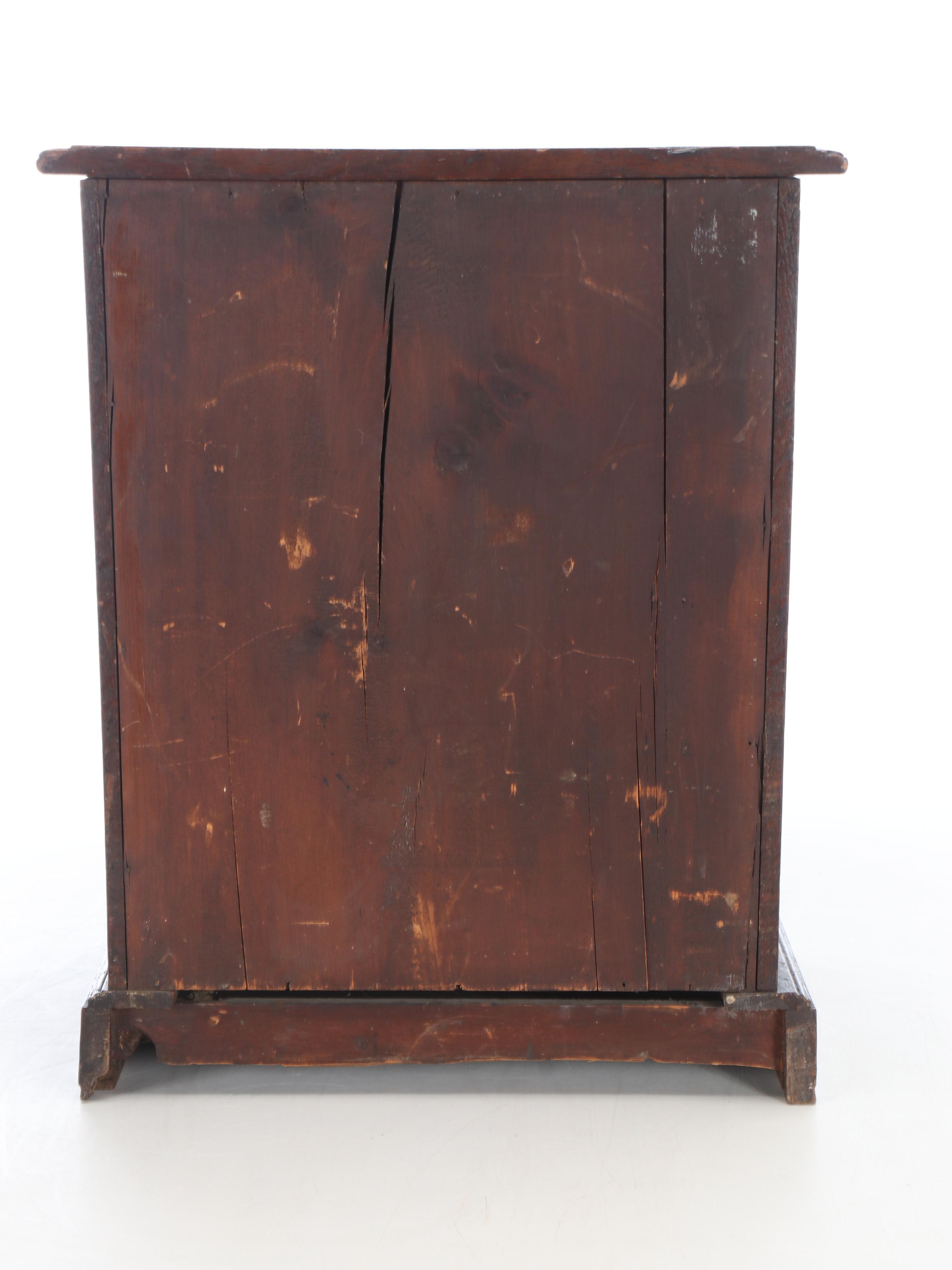 Jacobean Revival Oak Document Cabinet