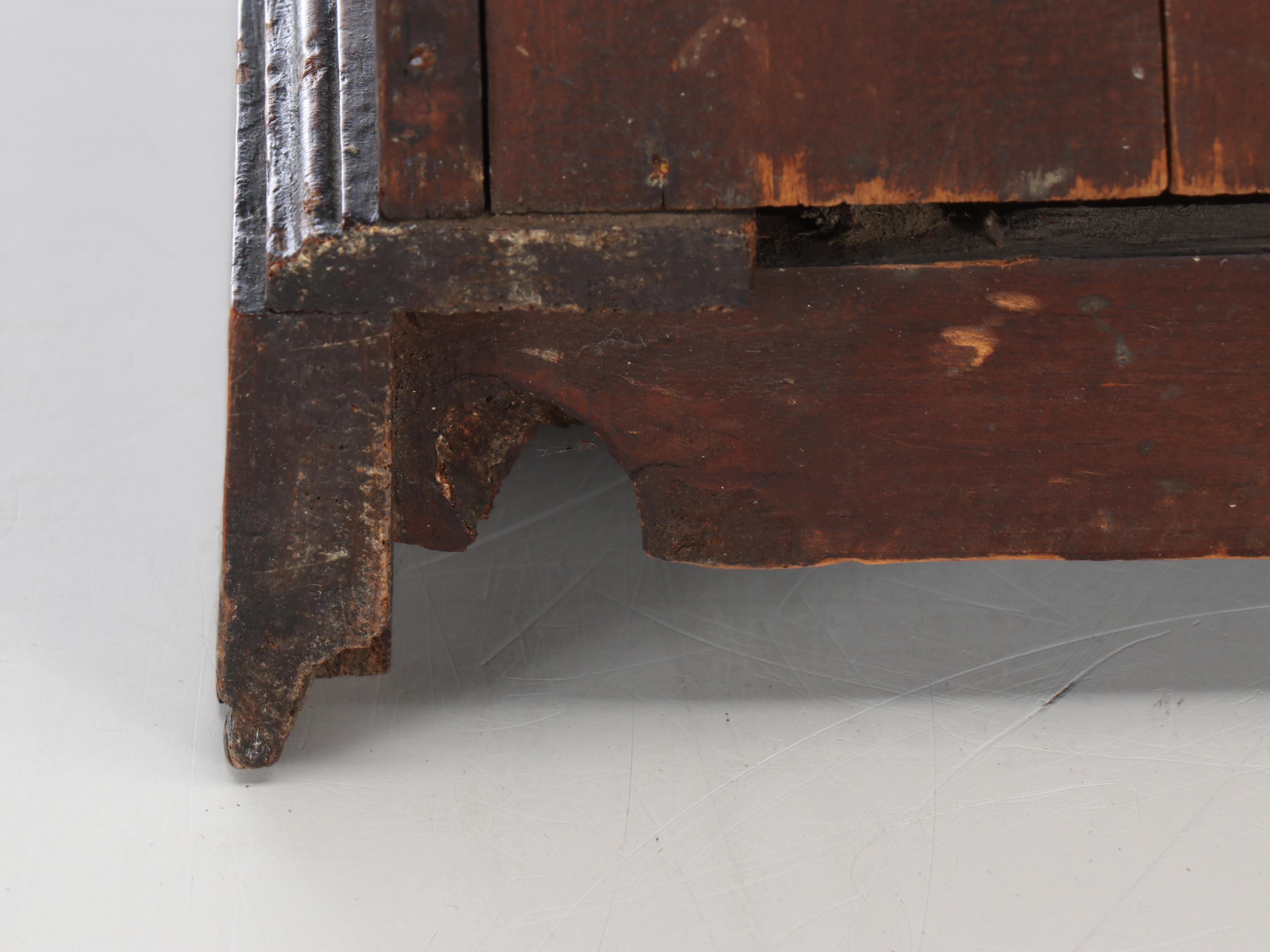 Jacobean Revival Oak Document Cabinet