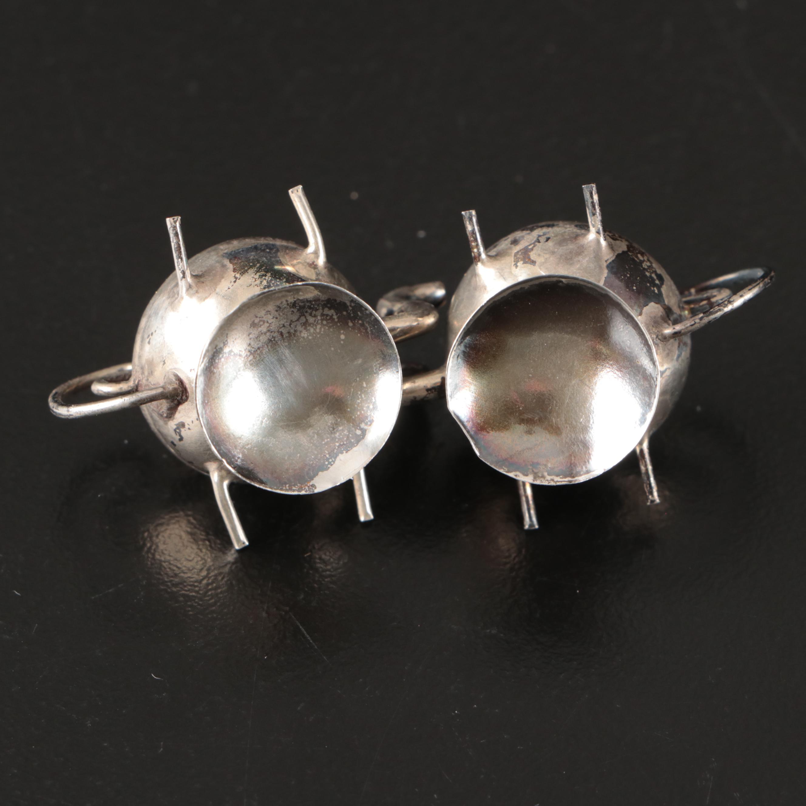 Miniature Mexican Sterling Silver Tea Service and Tray