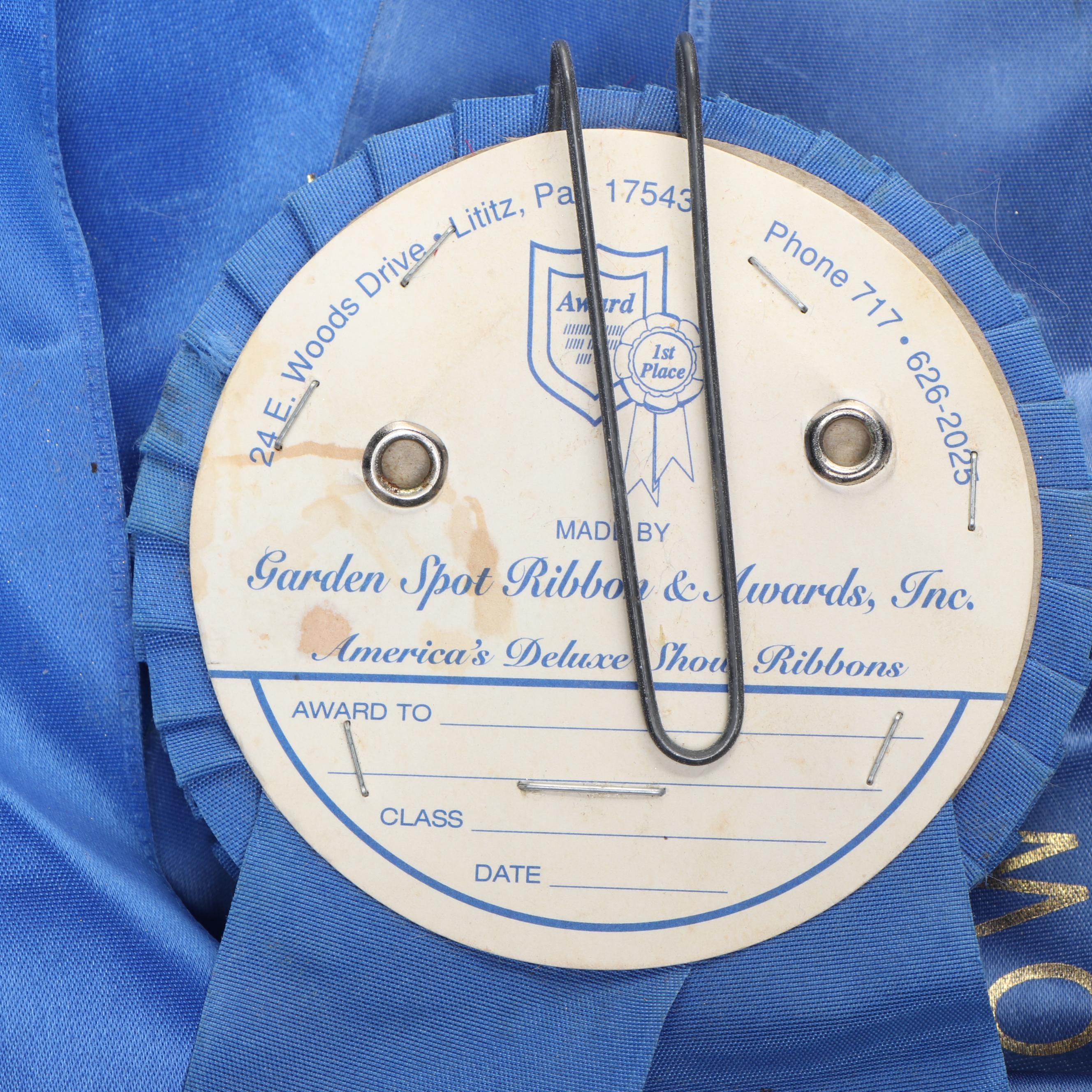 Paul DeLott Co. Equestrian Blue Ribbon Awards