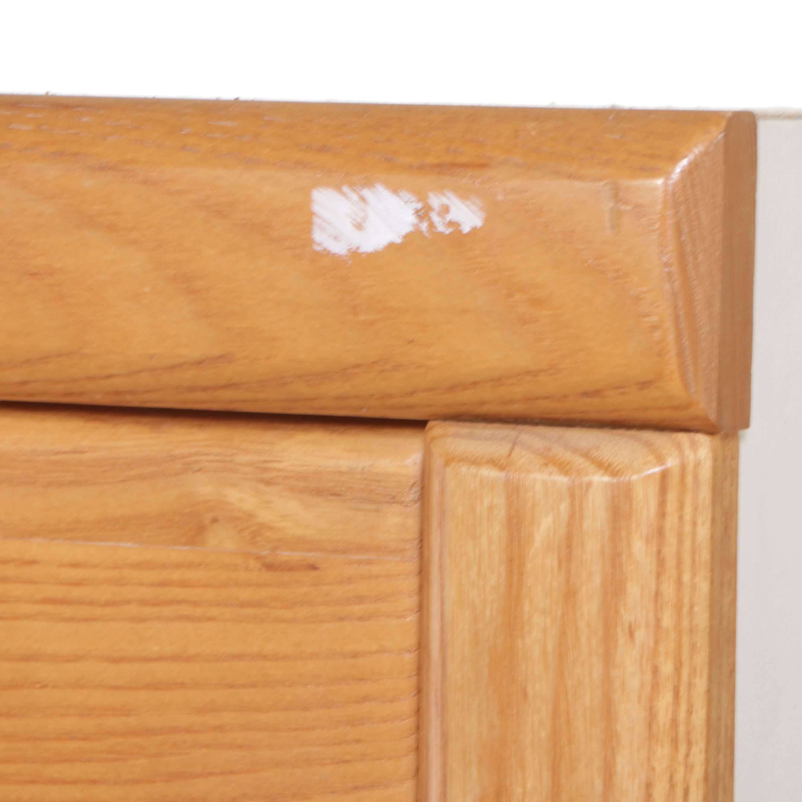 Stanley Furniture Oak and Laminate Chest with Book Shelves and Nightstand, 1986