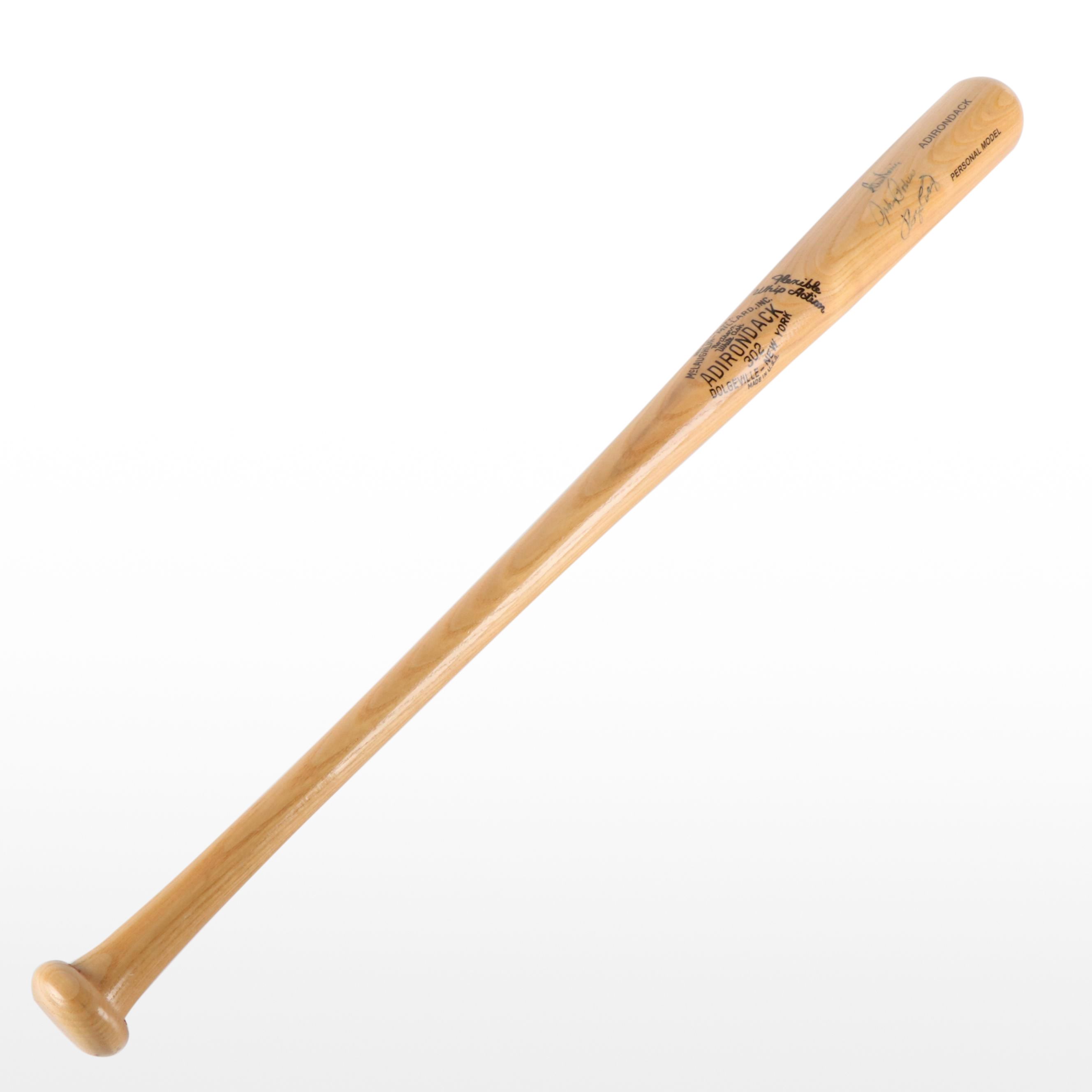 1955 World Series Brooklyn Dodgers Signed Baseball Bat, Podres, Labine, Craig