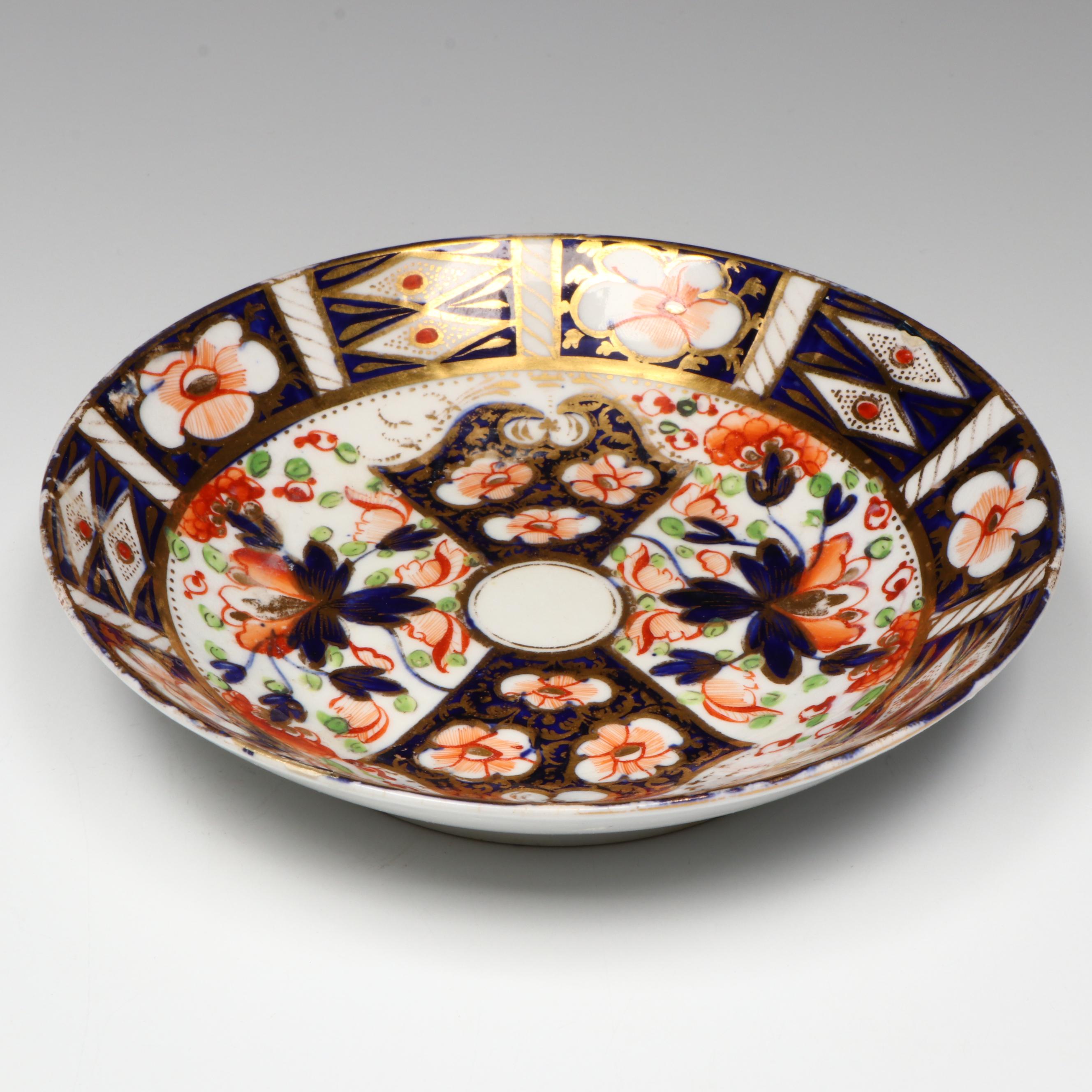 Duesbury Derby Porcelain Imari Cup and Saucer, Early 19th Century