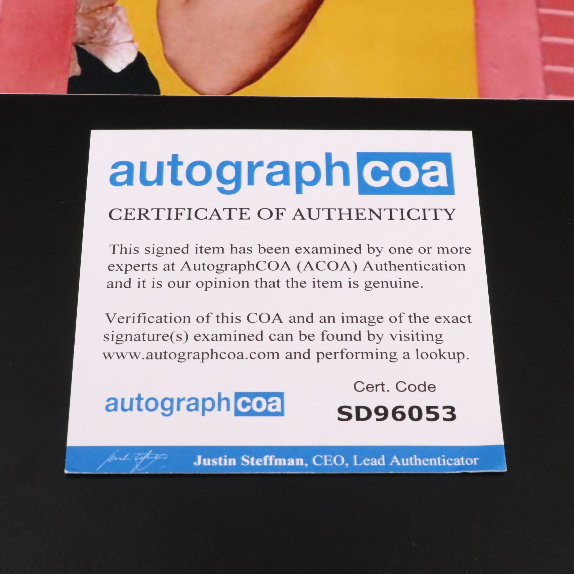 Carl Burnett Signed TV Show Print