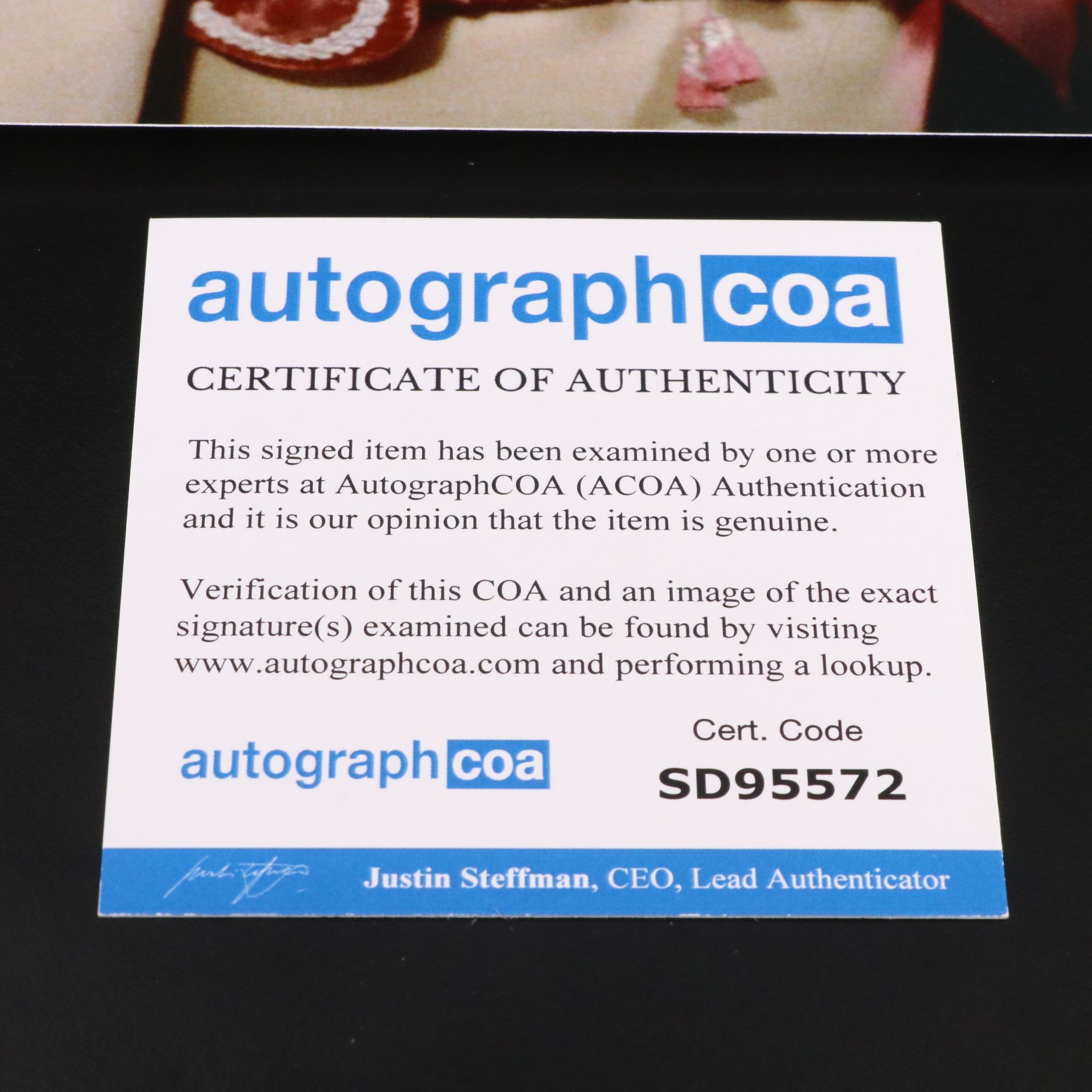 Barbara Eden Signed "I Dream of Jeannie" TV Print