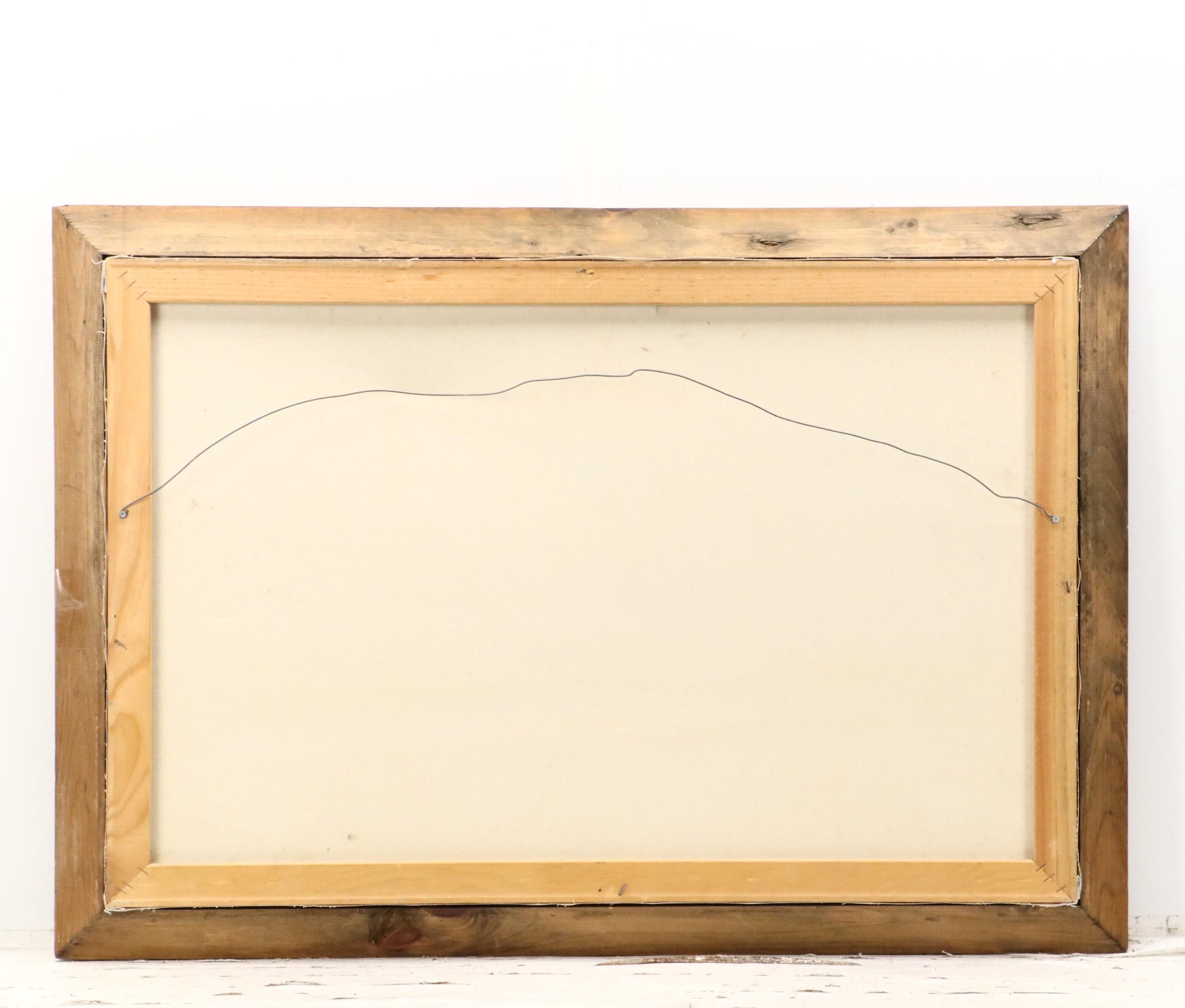 B. Duggan Seascape Oil Painting of Lighthouse, Late 20th Century